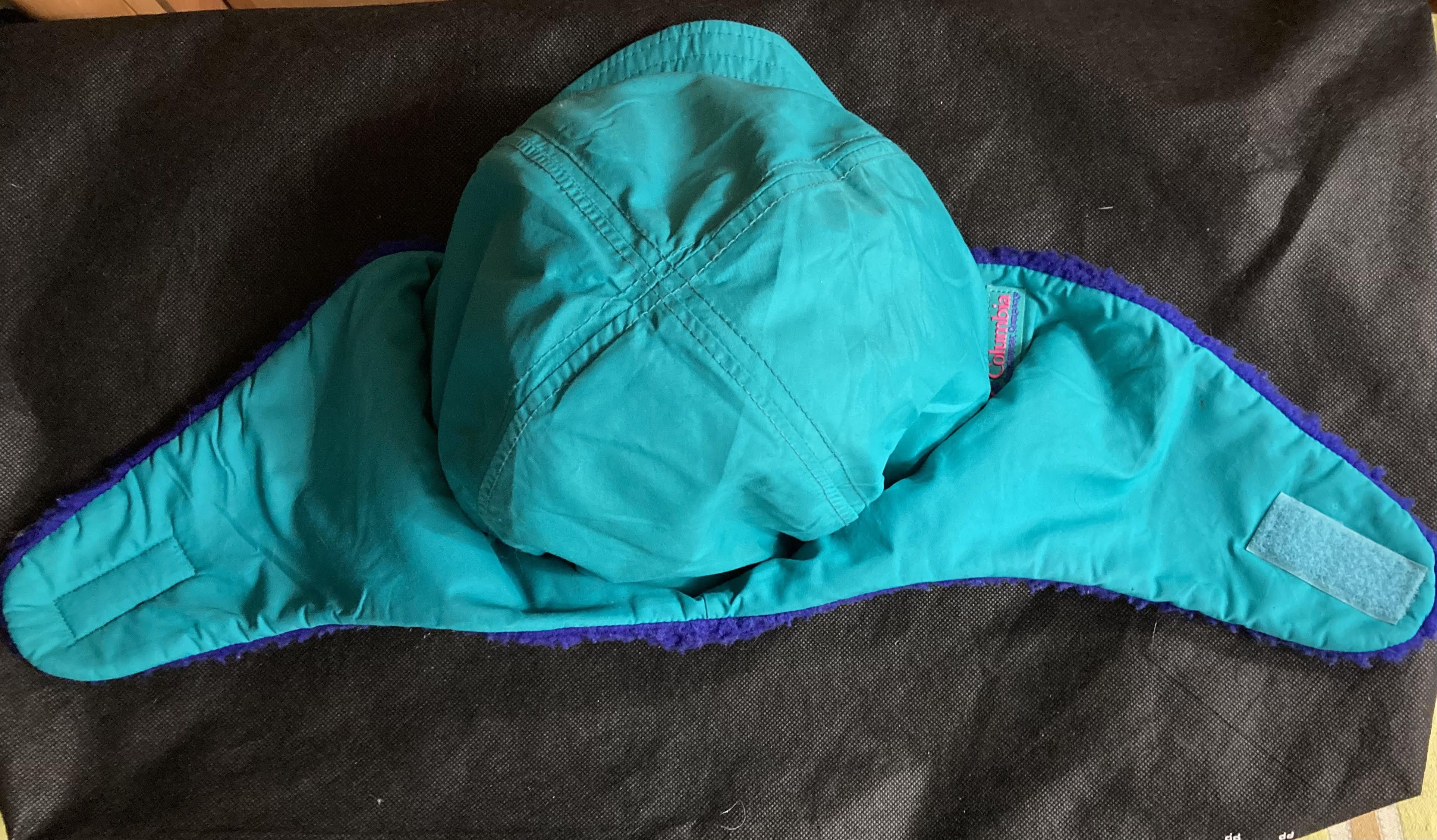 Columbia × Vintage Vintage Columbia Hat Sherpa Lined Ski Snow Trapper 80-90s. Size ONE SIZE - 8 Thumbnail