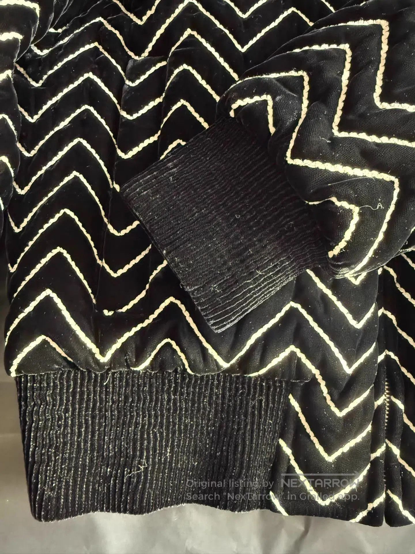 Saint Laurent Paris Zigzag Pattern Multi Color Bomber Jacket. Size US M / EU 48-50 / 2 - 6 Thumbnail