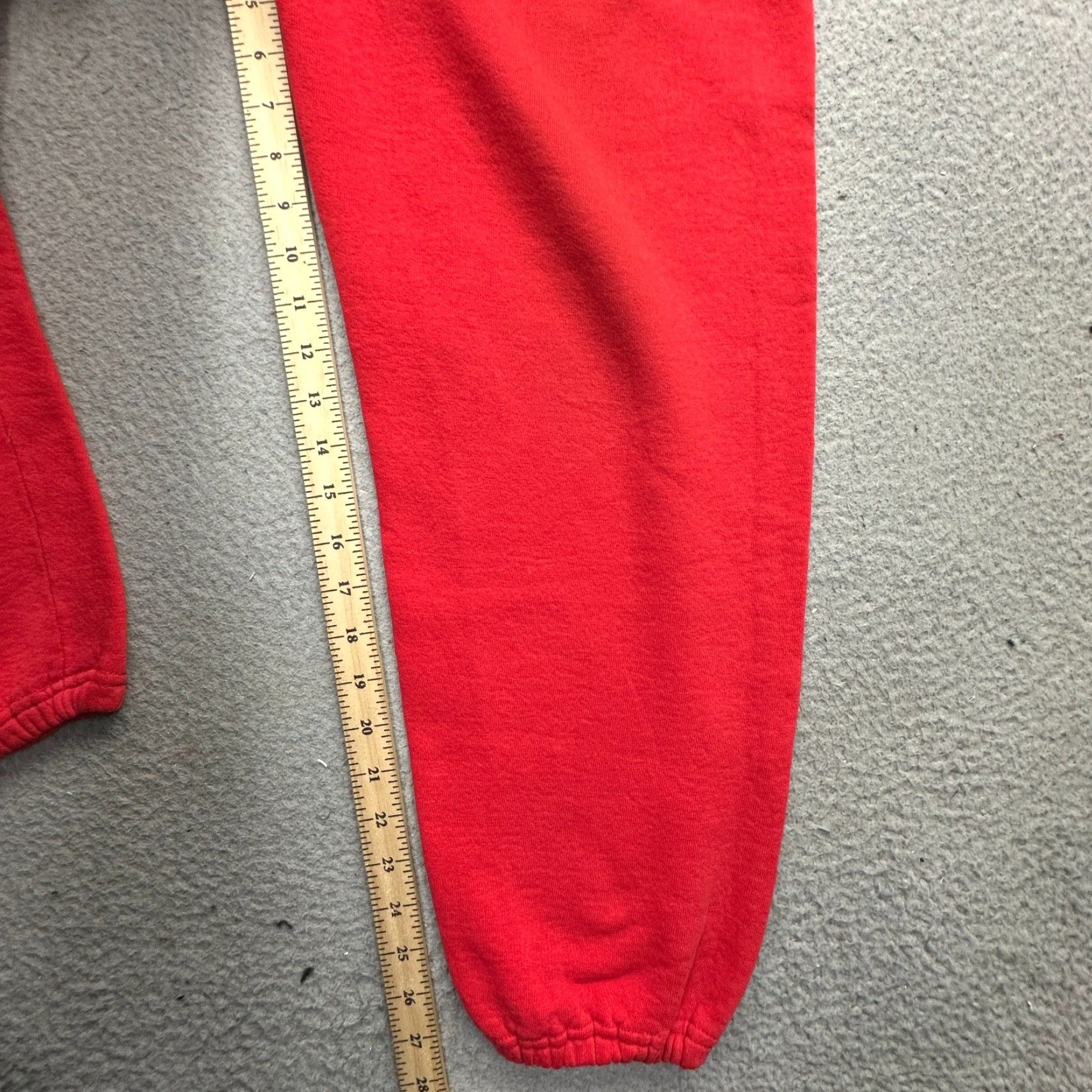 Russell Athletic VINTAGE 80s Russell Athletic Red Jogger Pants Mens M Sweatpants Drawstring Size US 31 - 7 Thumbnail