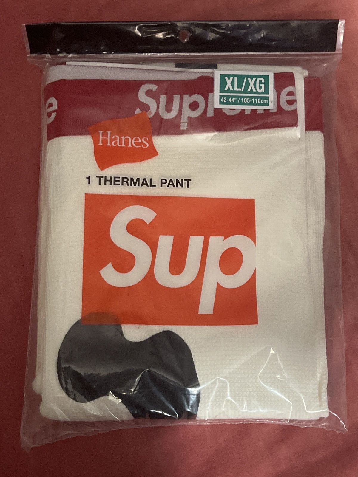 Supreme Supreme White Thermal Pants XL Size US 43 - 1 Thumbnail