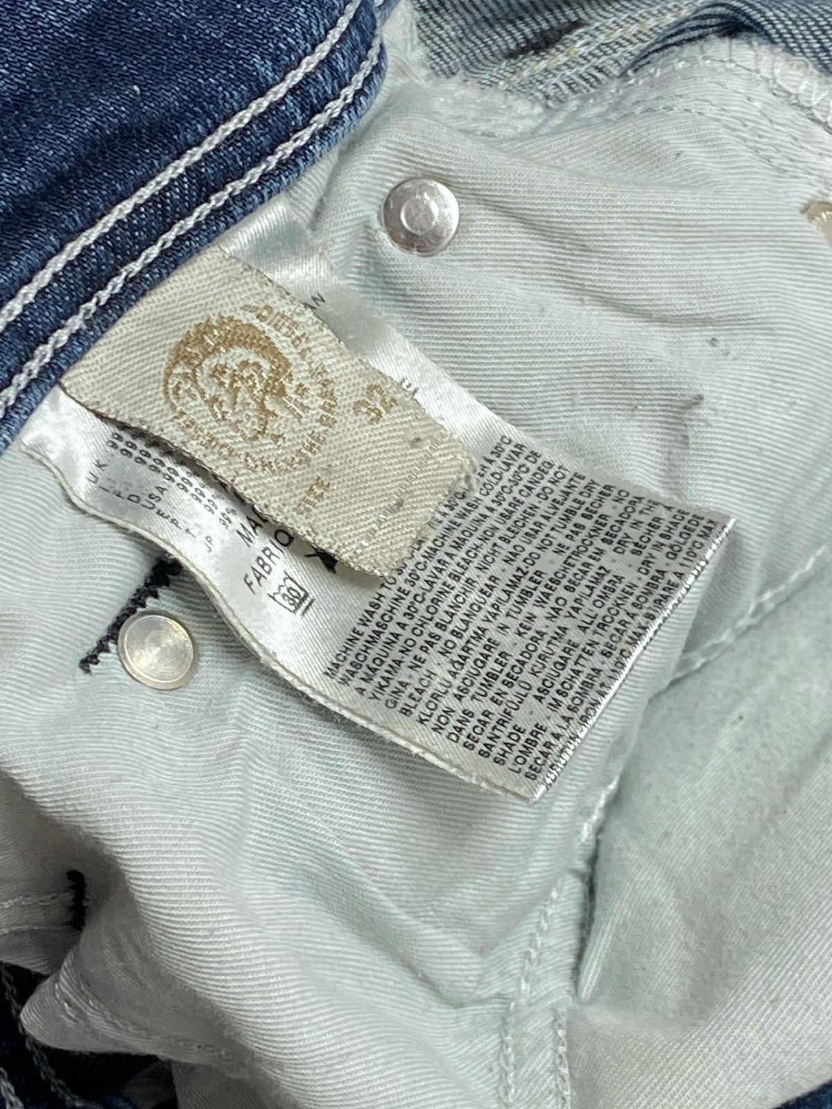 Diesel Vintage DIESEL Denim Jeans Stretch Size US 34 / EU 50 - 9 Thumbnail