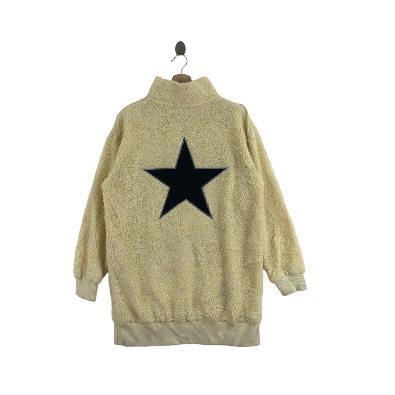 X-Girl X-GIRL Punk Skate Star Fleece Jacket Windbreaker Size S / US 4 / IT 40 - 2 Thumbnail