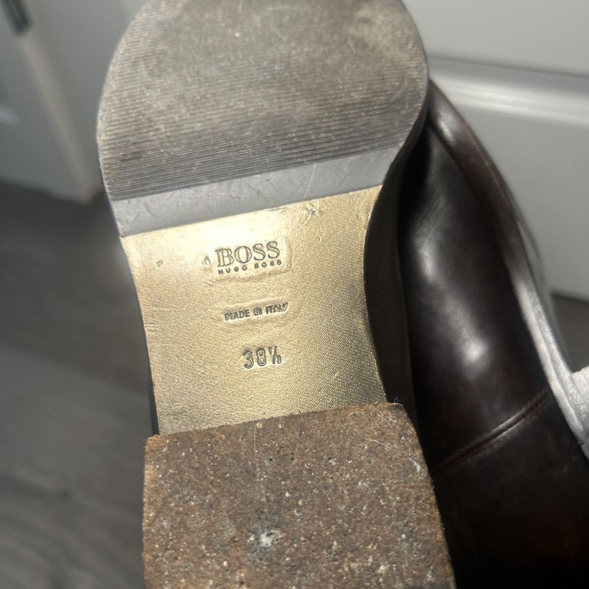 Hugo Boss Hugo Boss Dark and Light Brown Riding Boots EU 38.5 / US 8.5 Size US 8.5 / IT 38.5 - 12 Thumbnail