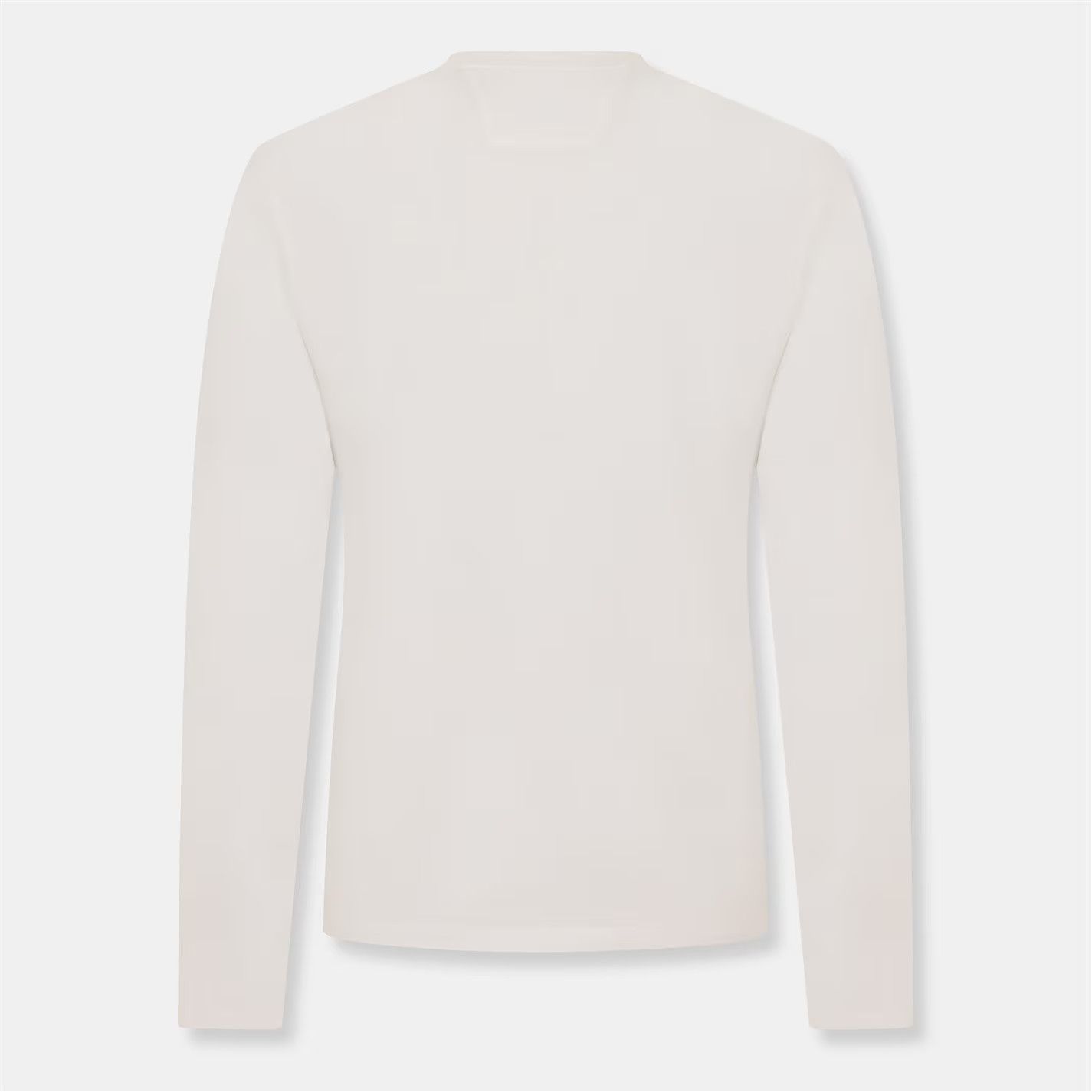 C.P. Company o1g2r1mq0426 Logo Long Sleeve T-Shirt in Ivory Size US S / EU 44-46 / 1 - 2 Thumbnail