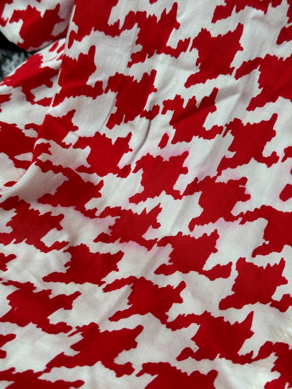 Celine Vintage Celine White & Red Short Sleeve Top Size M Size M / US 6-8 / IT 42-44 - 5 Thumbnail