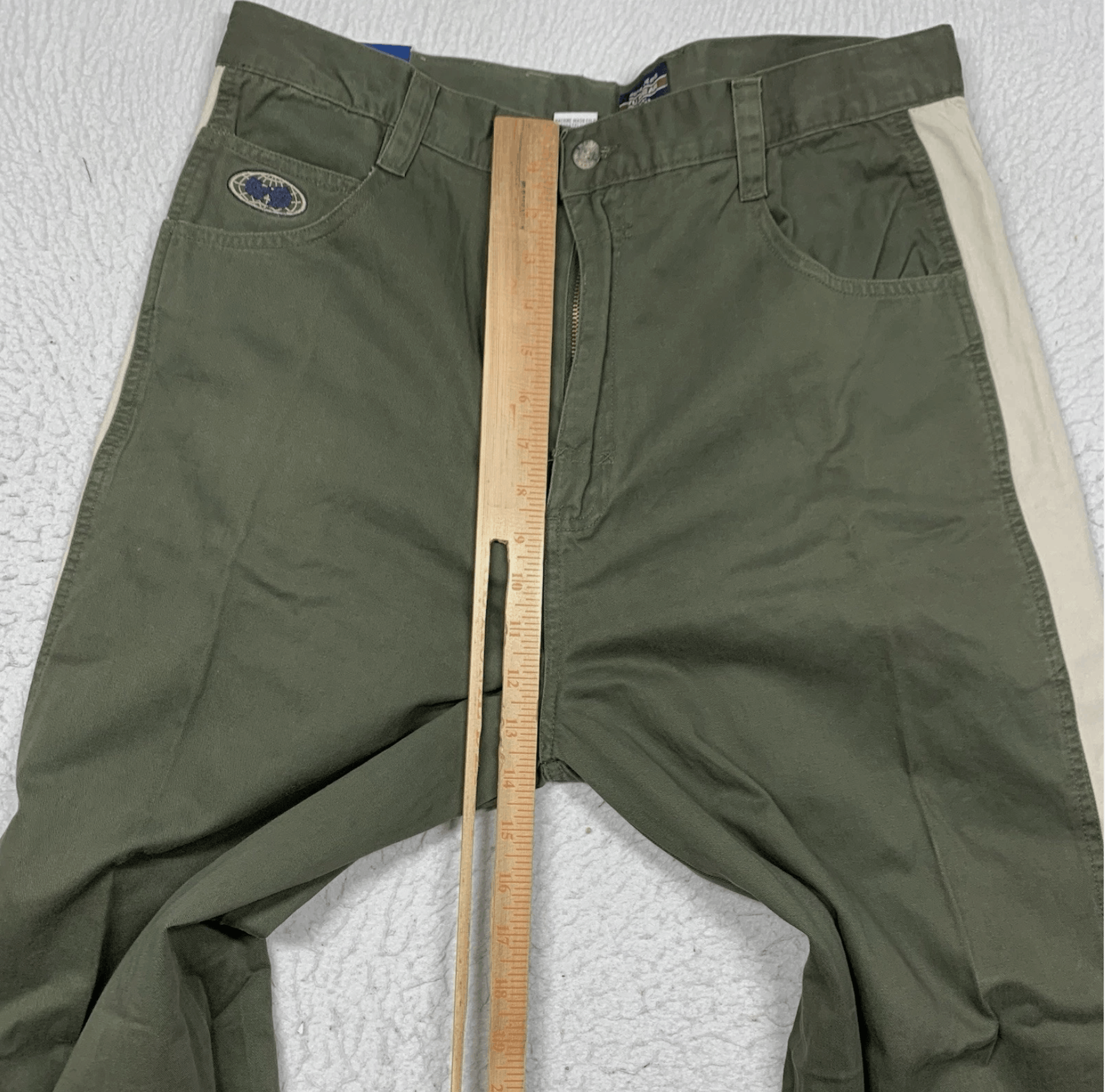 Wu-Tang Clan VINTAGE Wu Wear Pants 34x32 Green Twill Casual 90s Mens Size US 34 / EU 50 - 12 Thumbnail