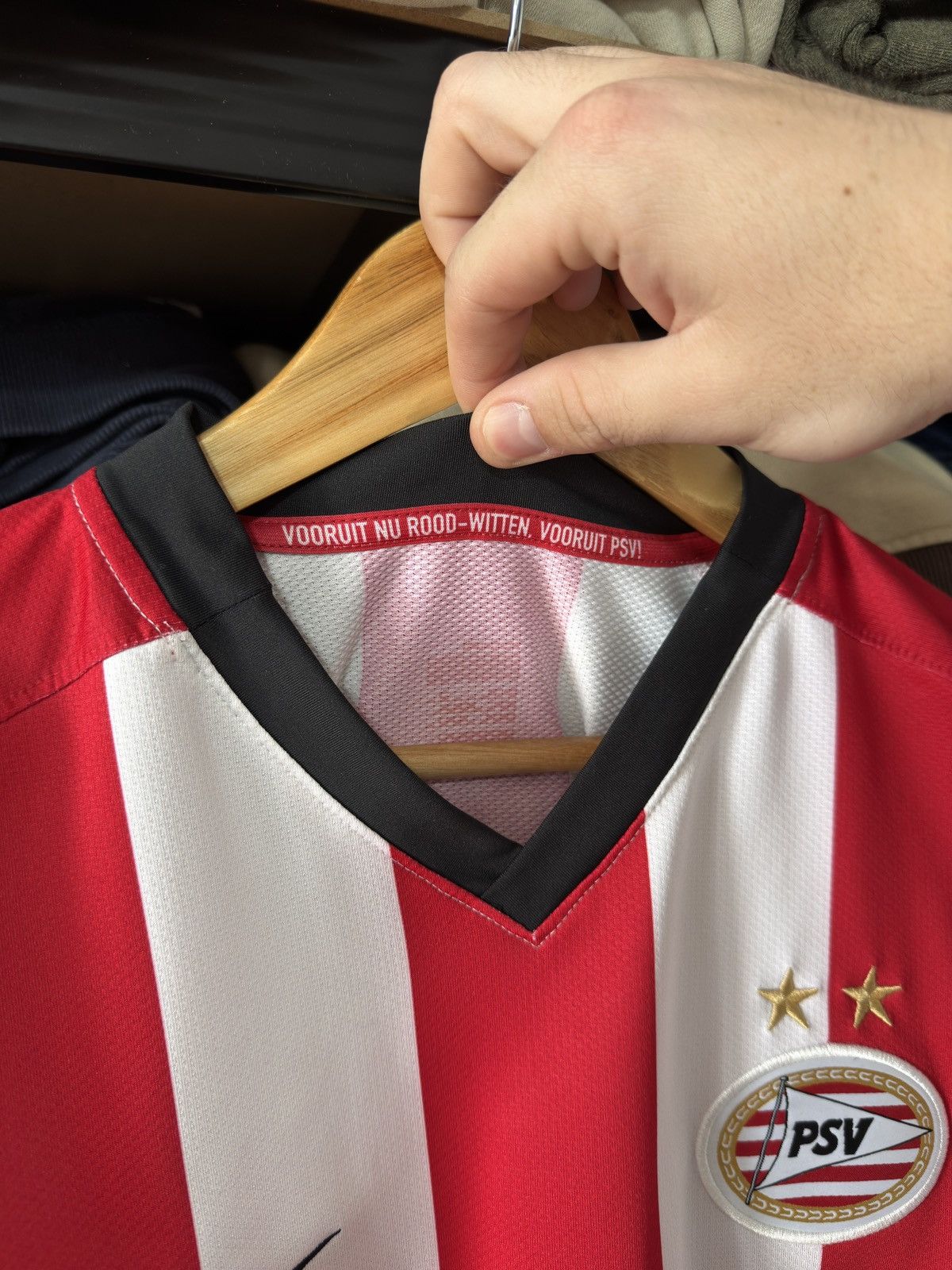 Nike × Vintage Vintage Nike PSV Eindhoven 2009/10 Home Shirt Soccer Jersey Size US M / EU 48-50 / 2 - 7 Thumbnail