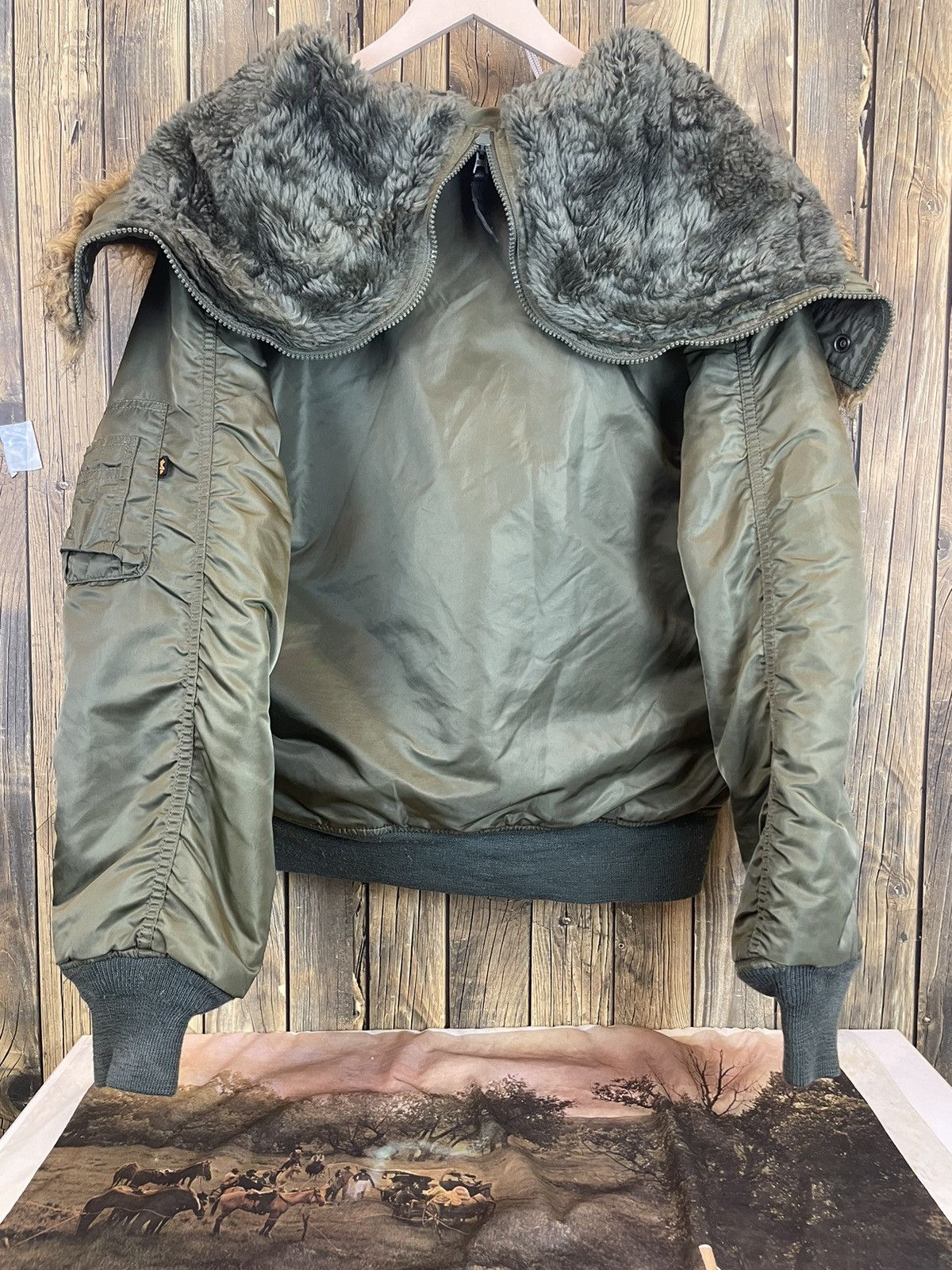 Alpha Industries × Vintage Mens Hooded Jacket Alpha Industries Size M Size US M / EU 48-50 / 2 - 7 Thumbnail