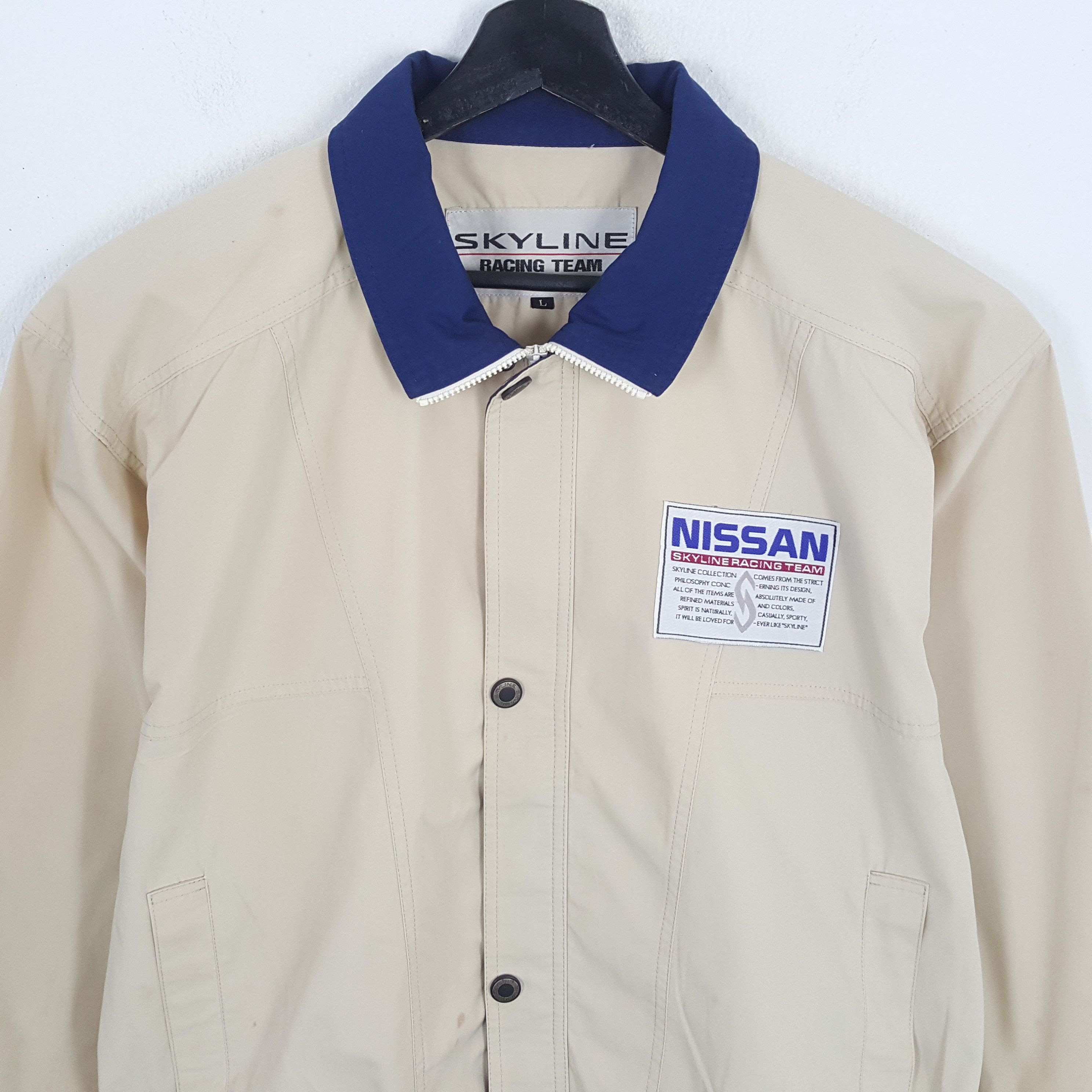 Japanese Brand × Vintage NISSAN SKYLINE RACING TEAM Motorsports Jacket Size US XL / EU 56 / 4 - 4 Thumbnail