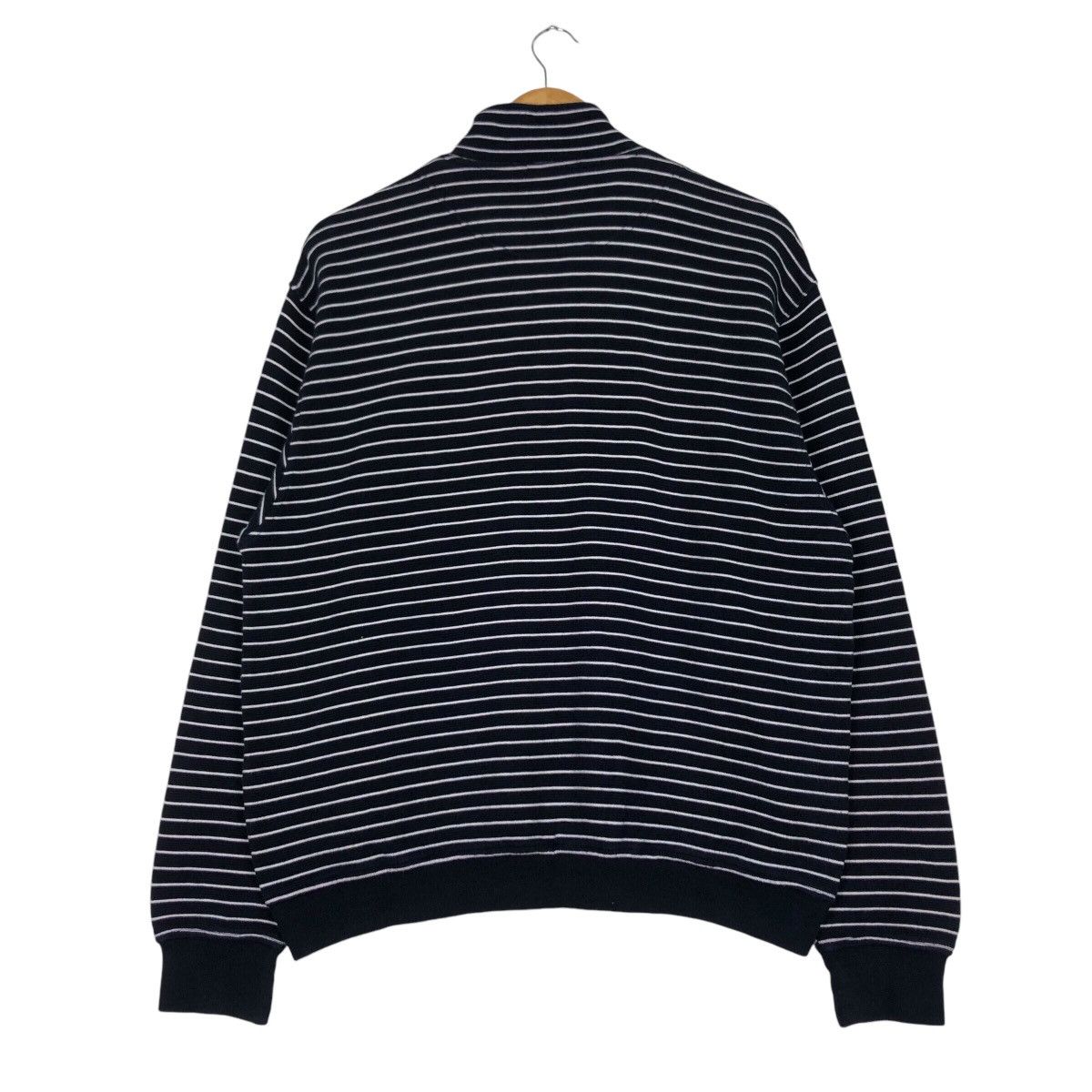 Japanese Brand × Spalding × Vintage Striped Vintage Spalding Jumper Half Zip Streetwear Rare Size US M / EU 48-50 / 2 - 7 Thumbnail