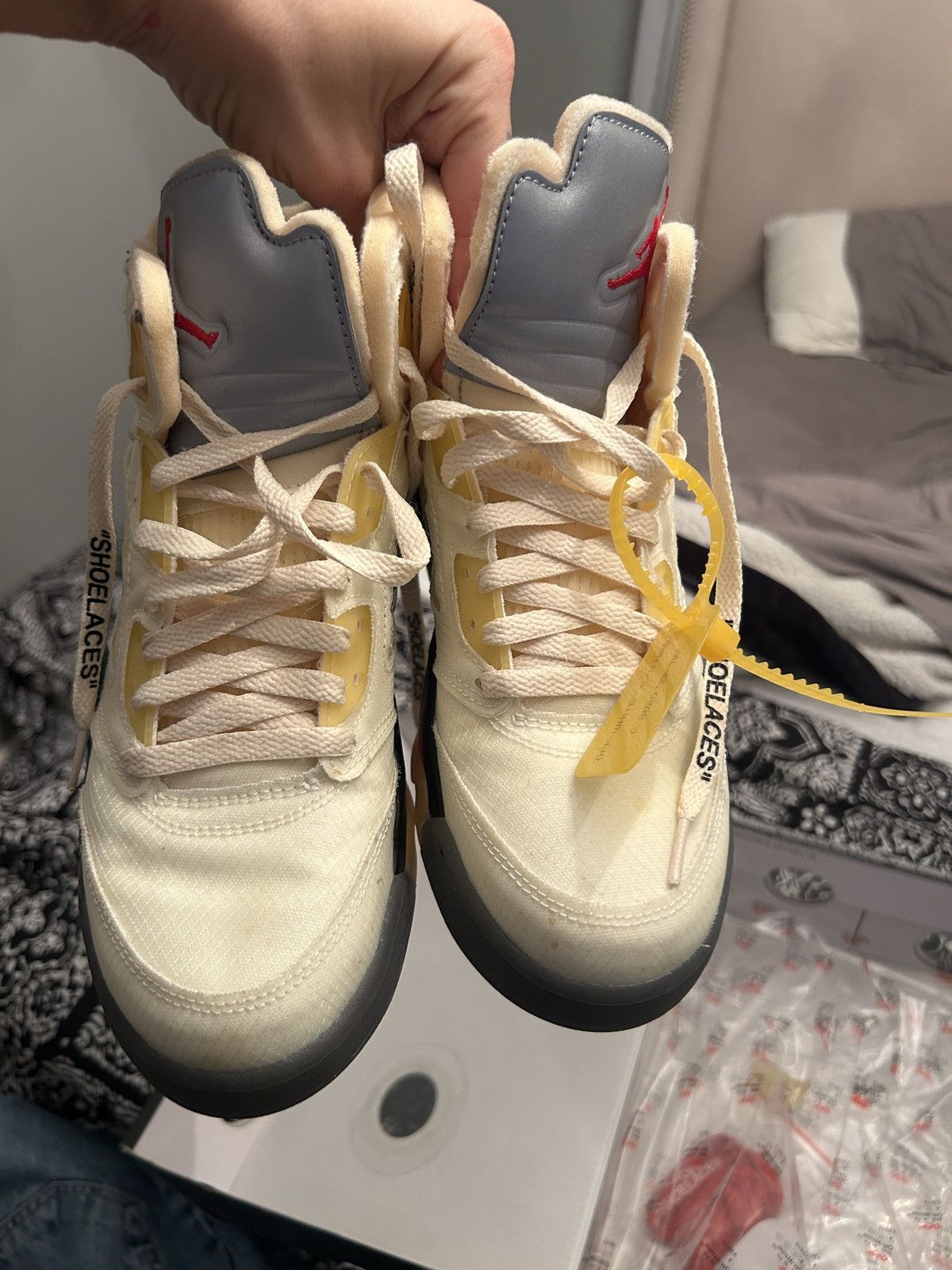Jordan Brand × Off-White Jordan 5 Off White Size US 8 / EU 41 - 2 Thumbnail