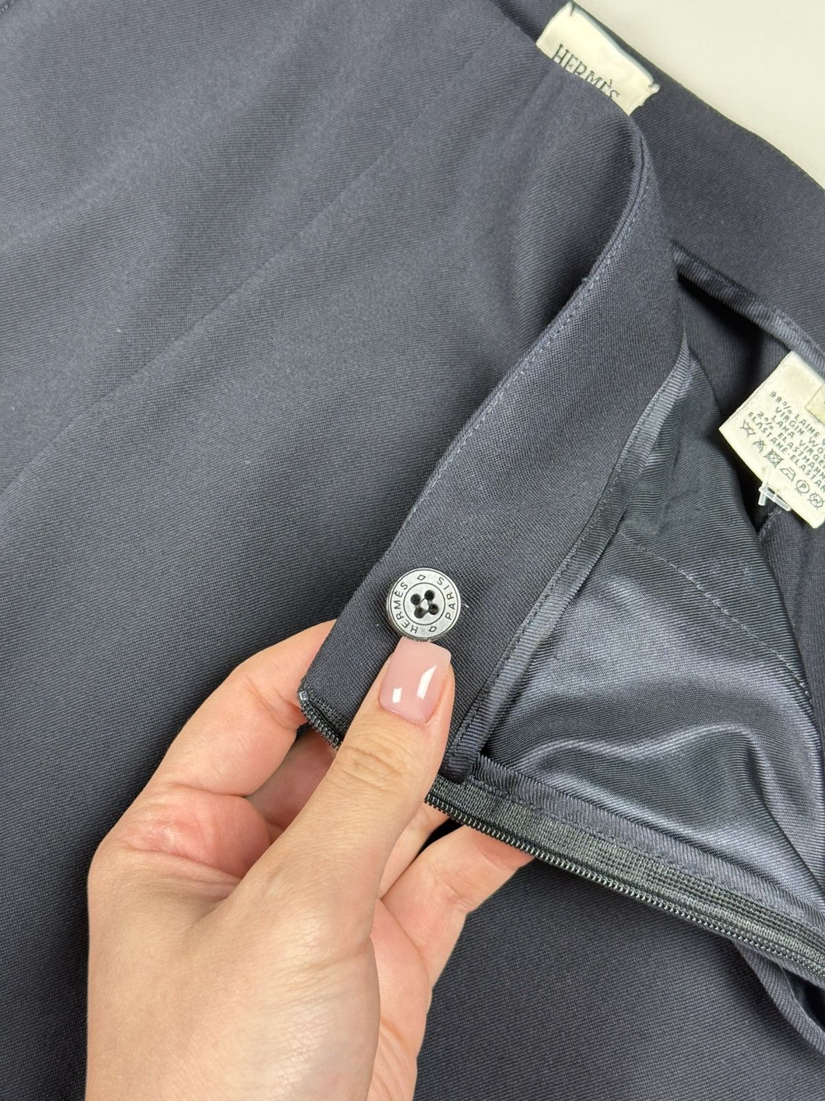 Hermes Hermes Paris Ladies Virgin Wool Dress Pants Trousers Size 40 Size 27" / US 4 / IT 40 - 11 Thumbnail