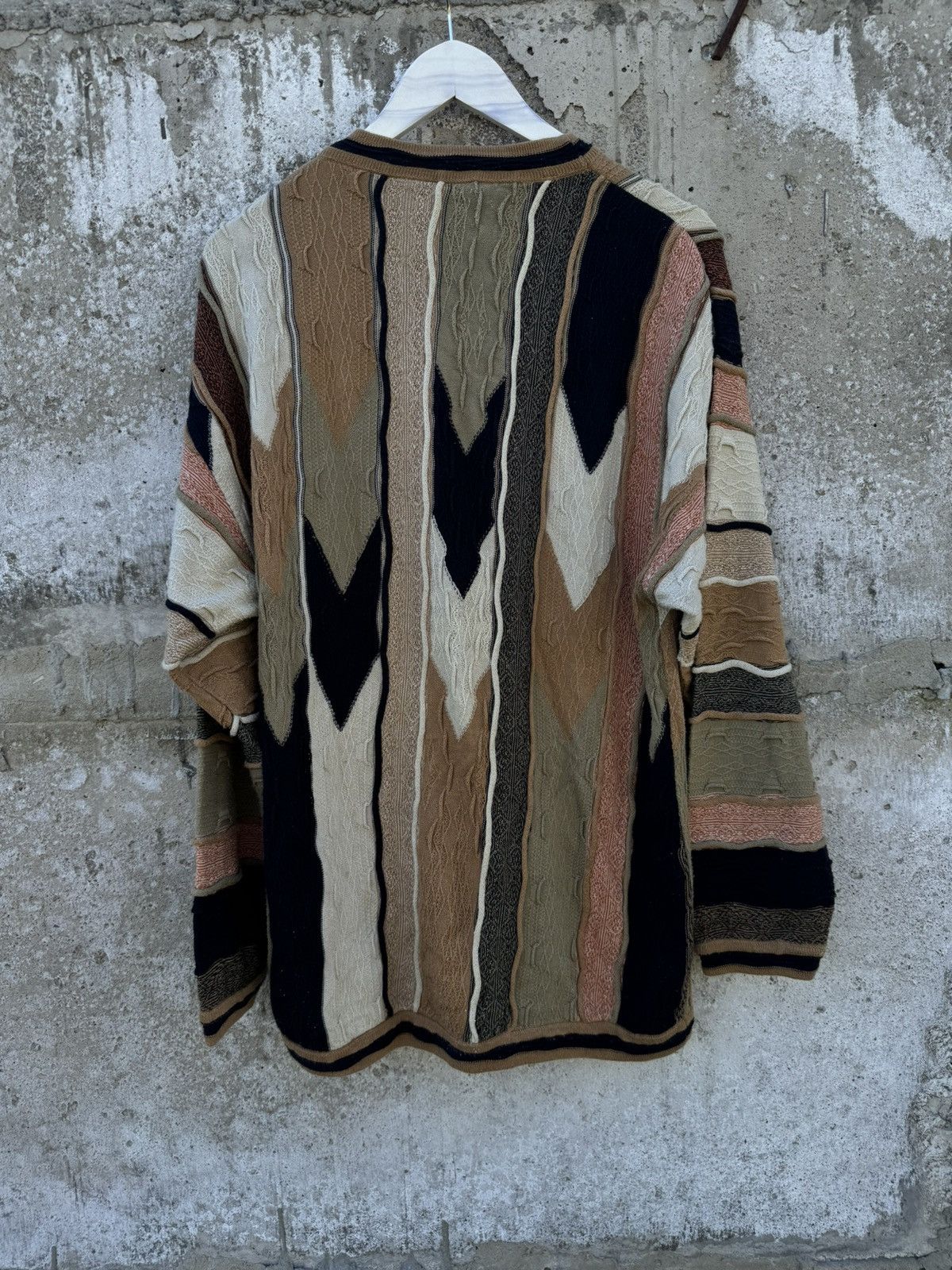 Coogi × Vintage Coogi Style Vintage brown sweater Size US M / EU 48-50 / 2 - 8 Thumbnail
