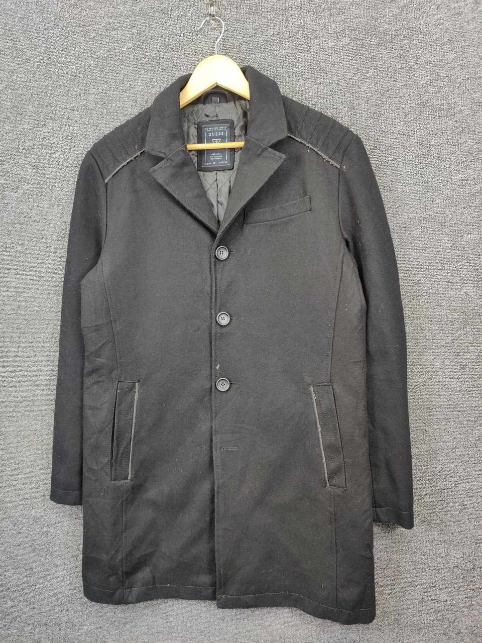 Guess Vintage Guess Wool Long Coat Size US M / EU 48-50 / 2 - 2 Thumbnail