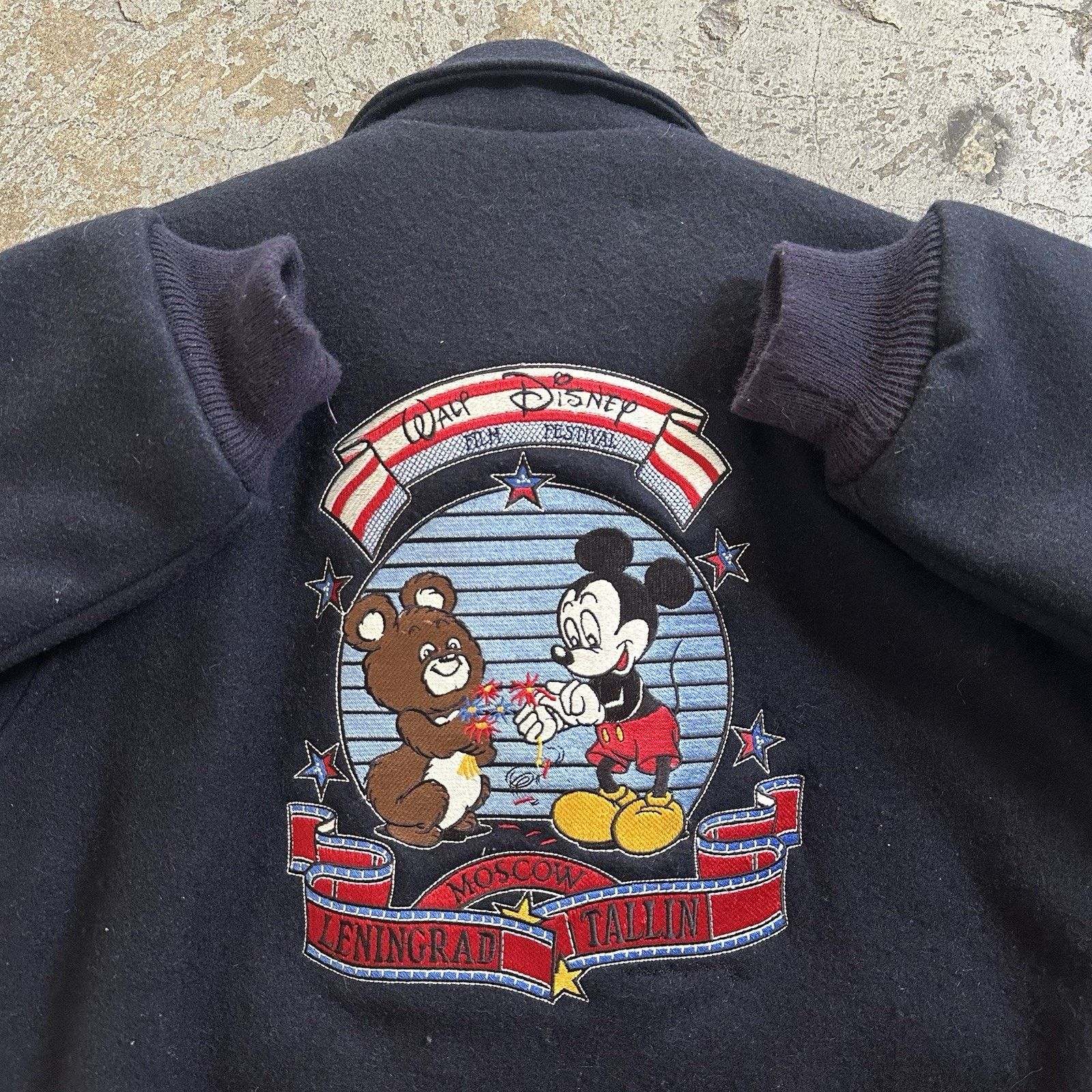 Disney × Vintage Vintage 1988 Disney Moscow Leningrad Tallinn Festival Jacket Size US S / EU 44-46 / 1 - 1 Thumbnail