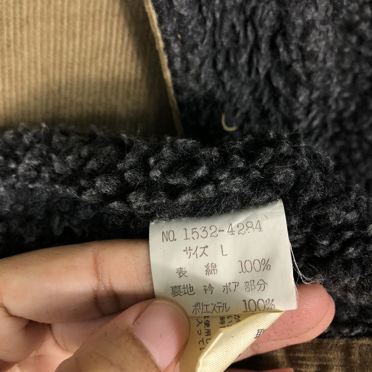 Ralph Lauren 📌Vintage Trucker Corduroy Jacket Chaps Ralph Lauren Sherpa Size US L / EU 52-54 / 3 - 21 Thumbnail