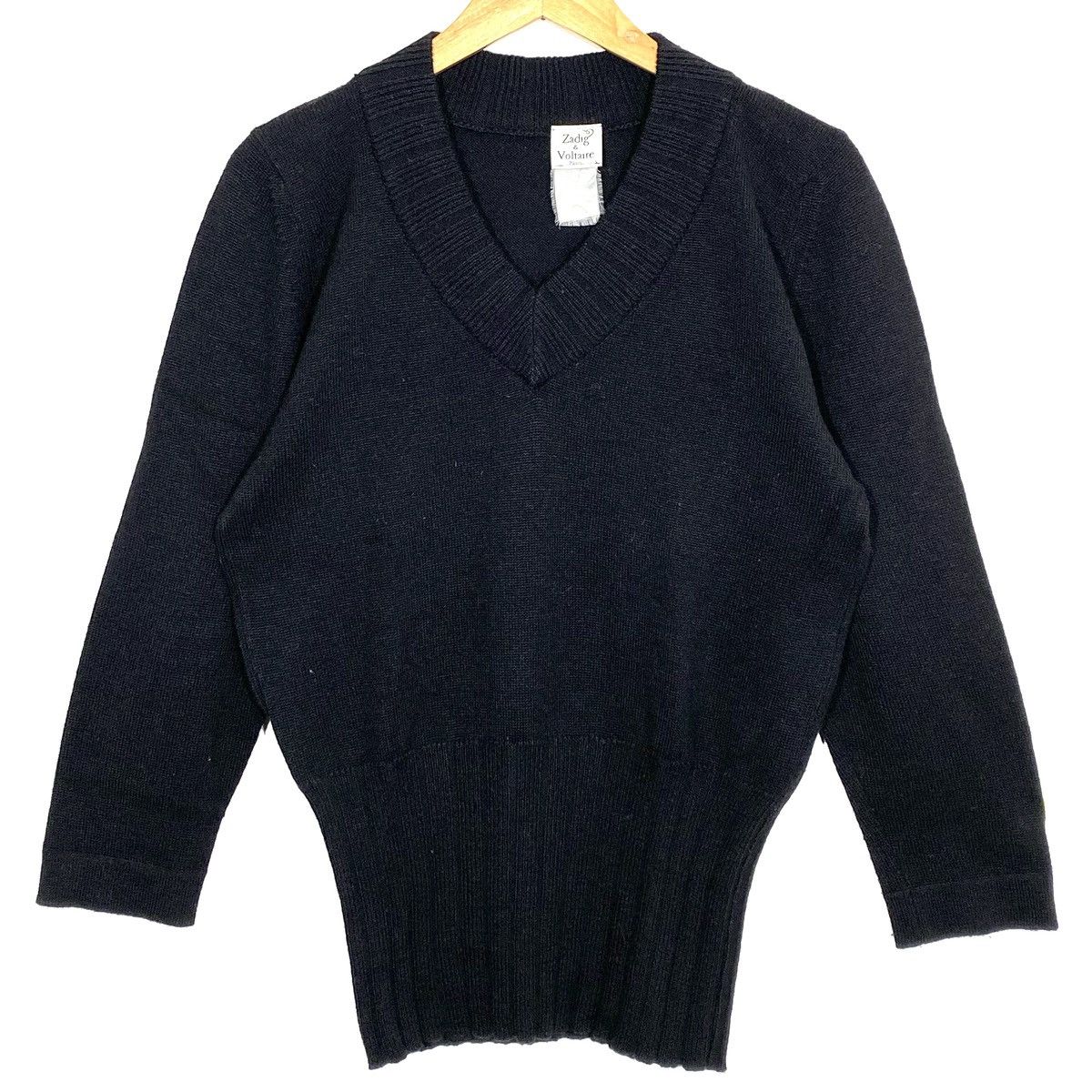 Zadig & Voltaire Pull Noir Vintage Zadig & Voltaire (Laine Mixte x Cachemire) Size M / US 6-8 / IT 42-44 - 1 Thumbnail