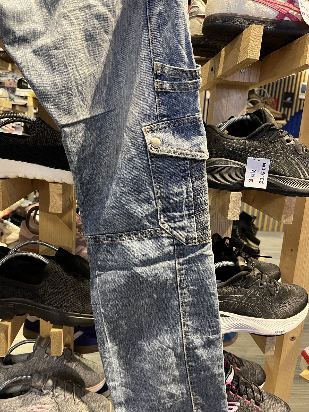 Japanese Brand × Vintage Vintage Jeans De Art Distressed Multi Pocket Size US 31 - 3 Thumbnail