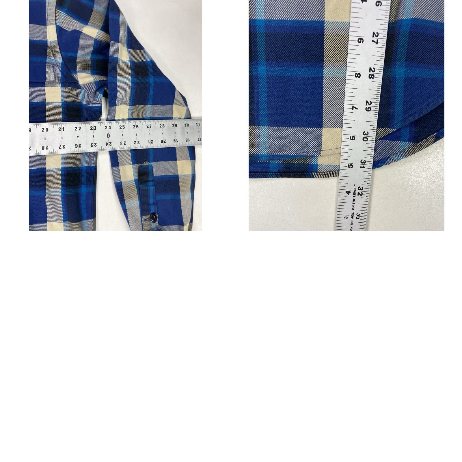 Polo Ralph Lauren VINTAGE Polo Ralph Lauren Heavyweight Plaid Shirt Men Medium Blue Long Sleeve Size US M / EU 48-50 / 2 - 9 Thumbnail