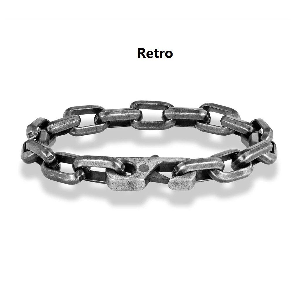 Other Chain Link Bracelet Stainless Steel Punk Gift For Him Size ONE SIZE - 15 Thumbnail