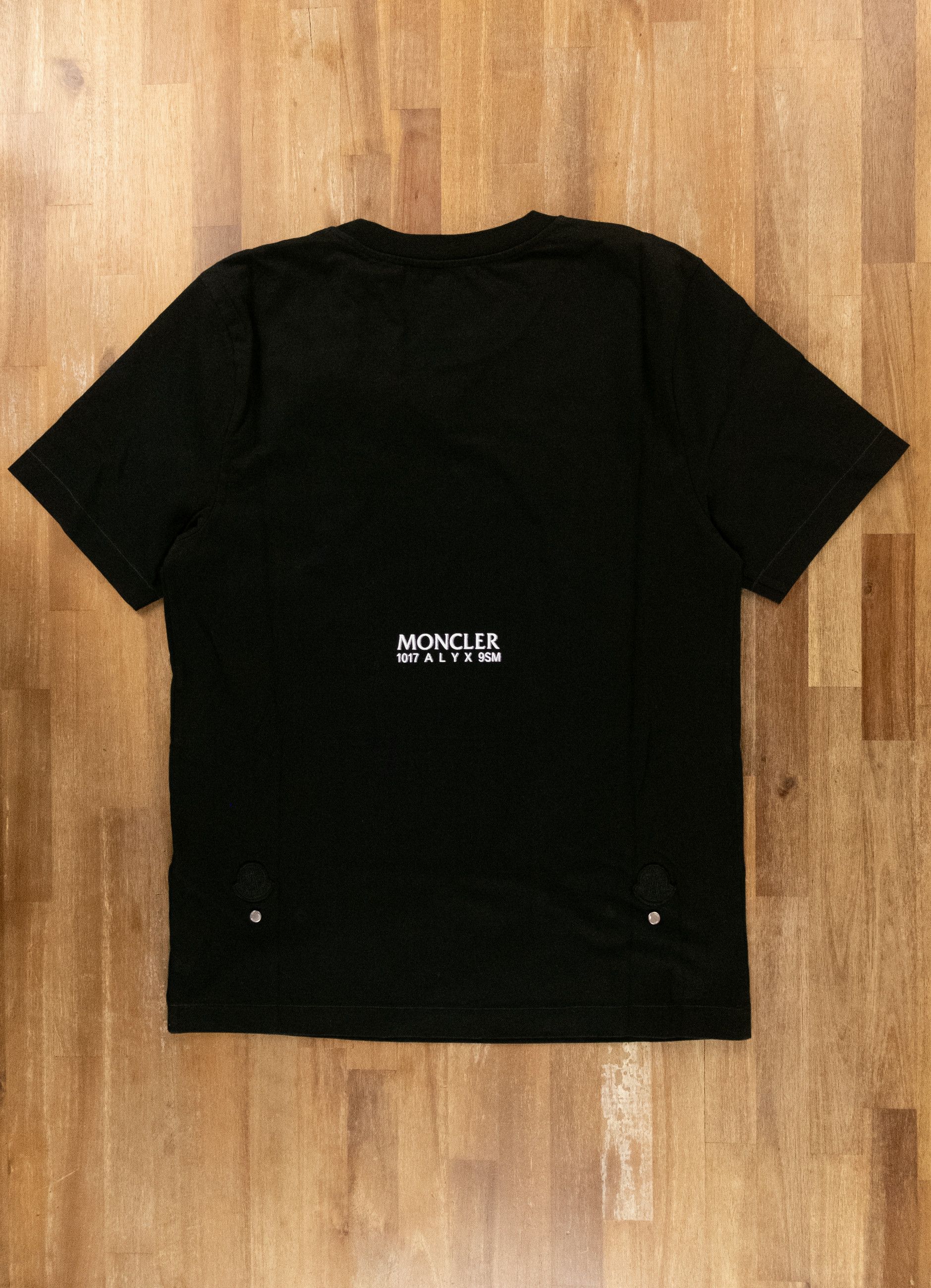 Moncler MONCLER Genius 6 x Alyx black logo print t-shirt Medium Size US M / EU 48-50 / 2 - 11 Thumbnail