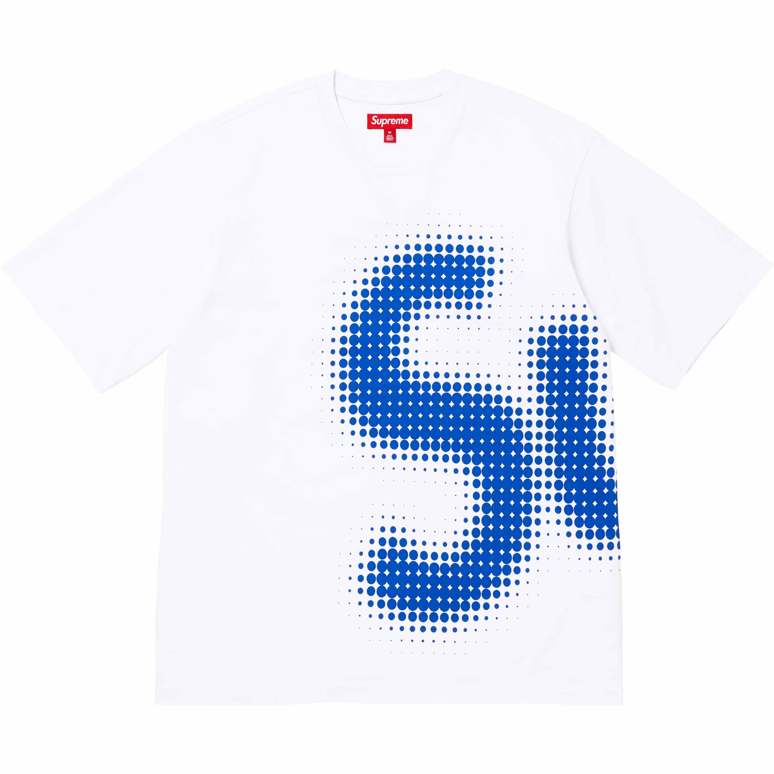 image of Supreme Halftone S/s Top in White, Men's (Size XL)