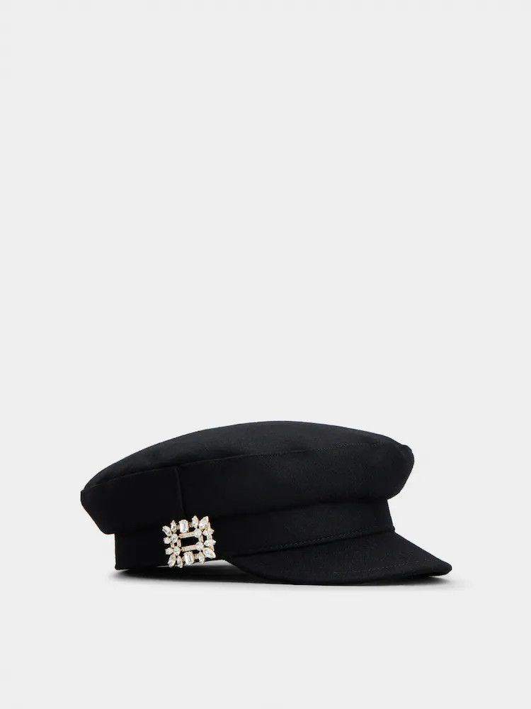 Roger Vivier o1s22i1n0824 Size: M / Broche Buckle Felt Sailor Hat Black Size ONE SIZE - 2 Thumbnail