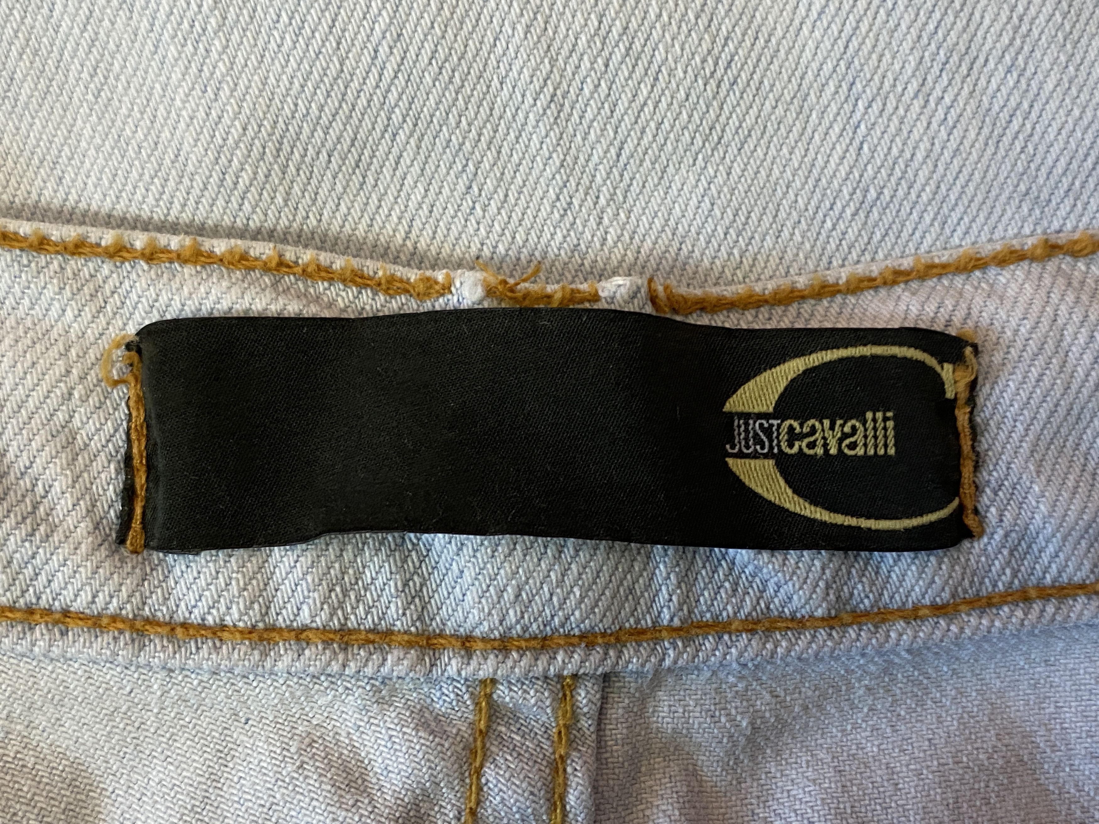Just Cavalli × Roberto Cavalli Just Cavalli Vintage Women's Jeans - 8 Designer Pants Size 30" / US 8 / IT 44 - 5 Thumbnail