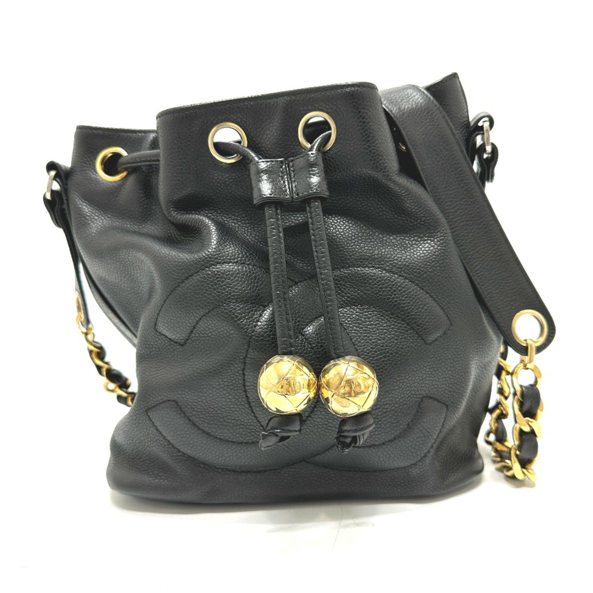 Chanel Chanel CC Mark Crossbody Chain Shoulder Bag Black Size ONE SIZE - 1 Thumbnail