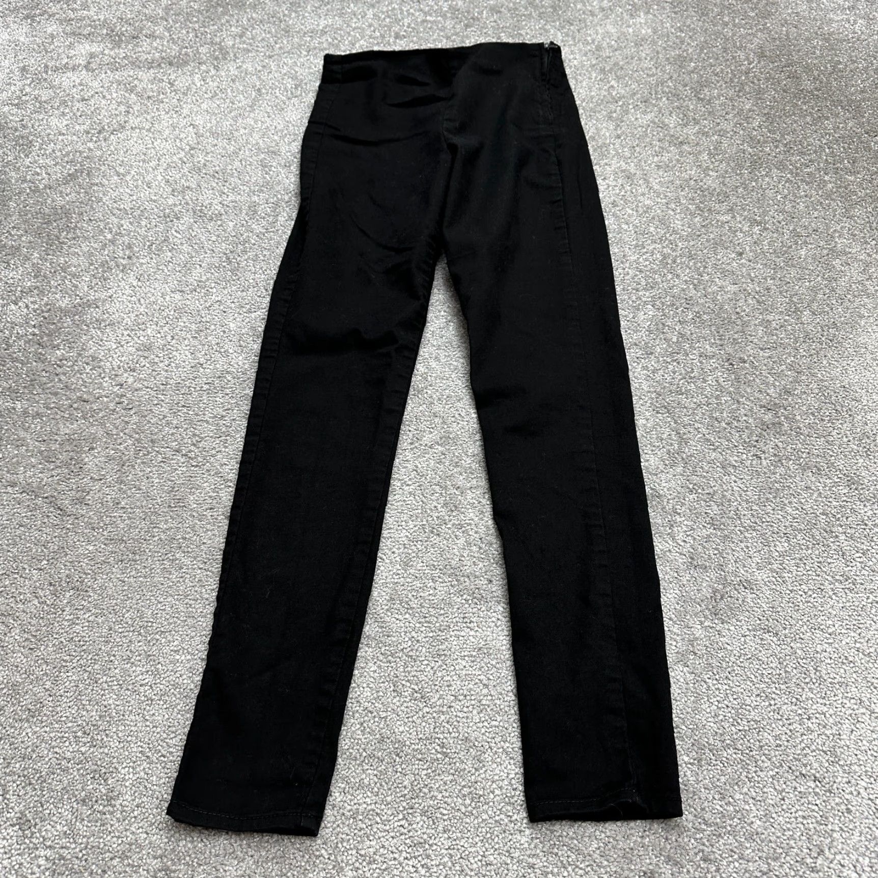 H&M H&M Jegging Pants 4 Black High Rise Skinny Stretch Cotton Blend 26x27 Womens Size 27" / US 4 / IT 40 - 2 Thumbnail