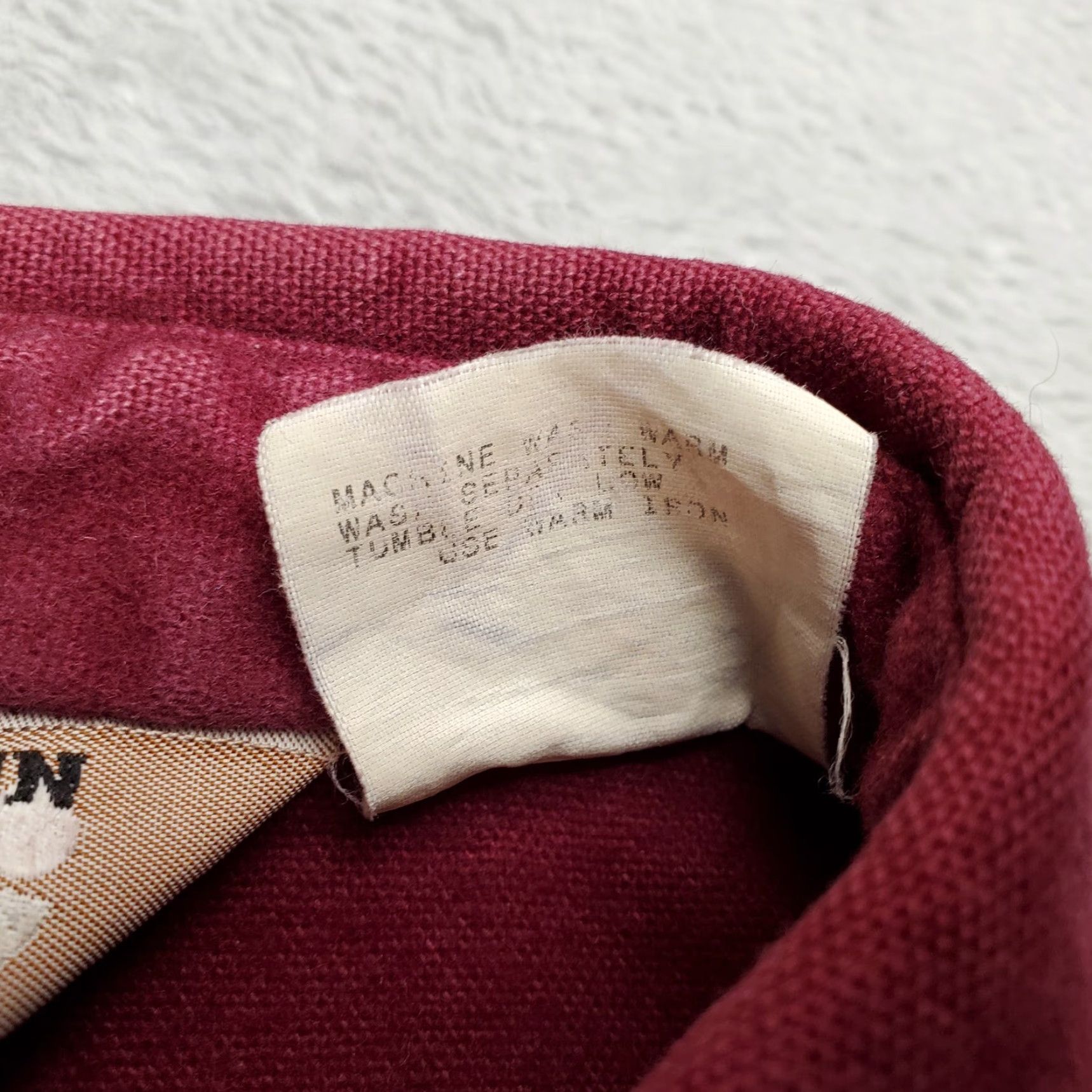 Vintage VINTAGE Winter Run Shirt Mens L Maroon Chamois Outdoor Flannel Cabin Casual Size US L / EU 52-54 / 3 - 7 Thumbnail