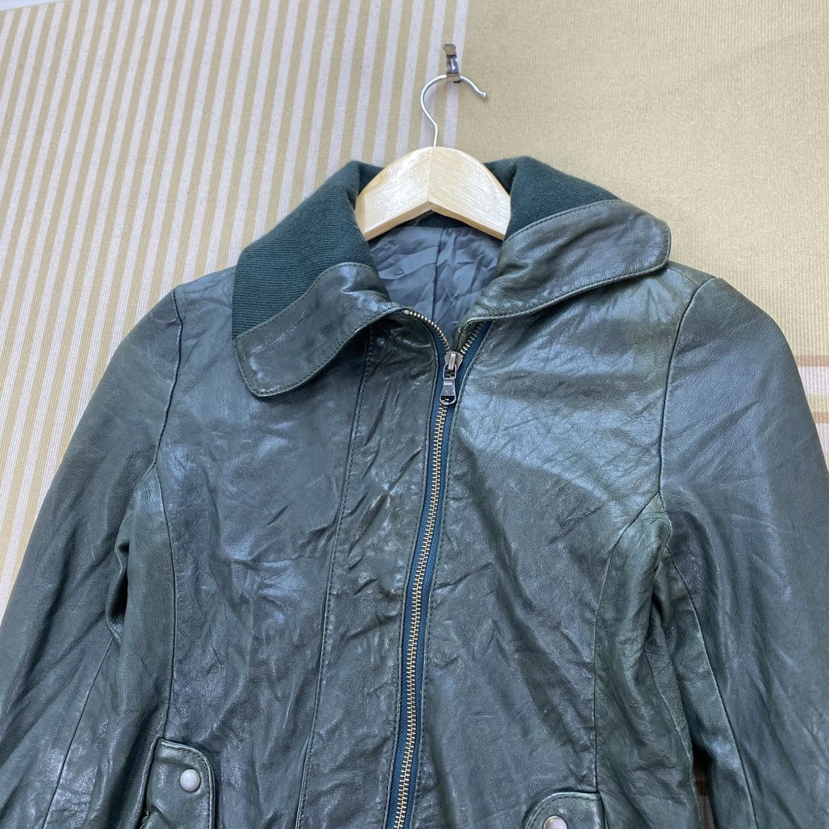 Leather 🫶Japanese Brand Agneau Lamb Skin Jacket Size US S / EU 44-46 / 1 - 3 Thumbnail