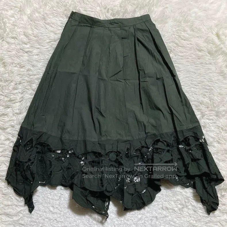 Comme des Garcons Comme Des Garcons Lace floral pattern skirt Size 24" / US 00 / IT 34 - 2 Thumbnail