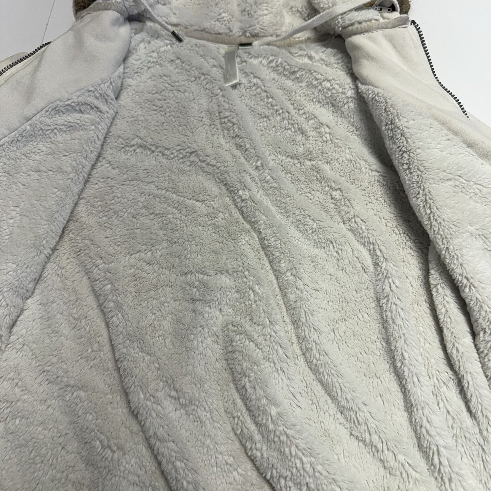 Vintage Green Tea Hoodie Sweatshirt Womens XL 24x24 White Full ZIp F Size XL / US 12-14 / IT 48-50 - 4 Thumbnail