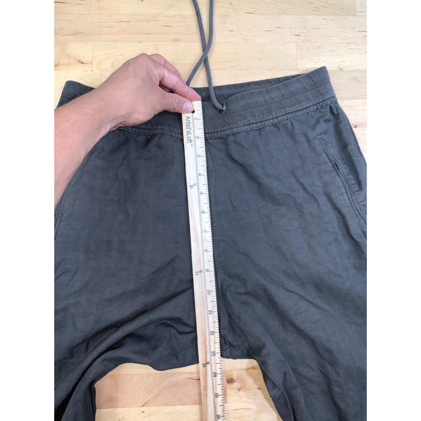 James Perse James Perse Pants Womens 1 Green Cropped Drawstring Casual Flat Front Cotton Pants Womens Green 1 James Perse Cropped Casual Spring Summer Fall Size 25" / US 0 / IT 36 - 7 Thumbnail