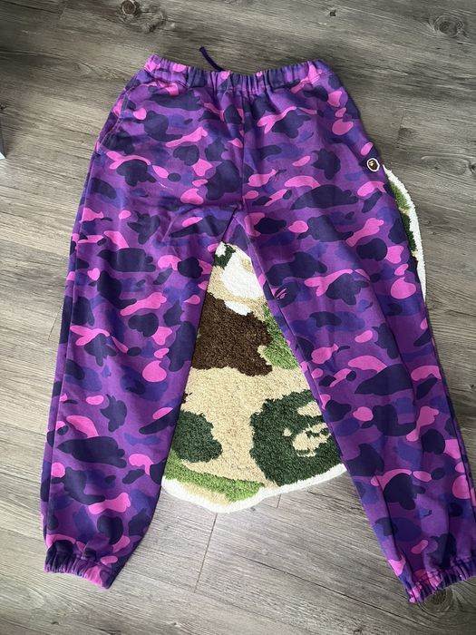 Bape Color Camo Sweat Pants | Grailed