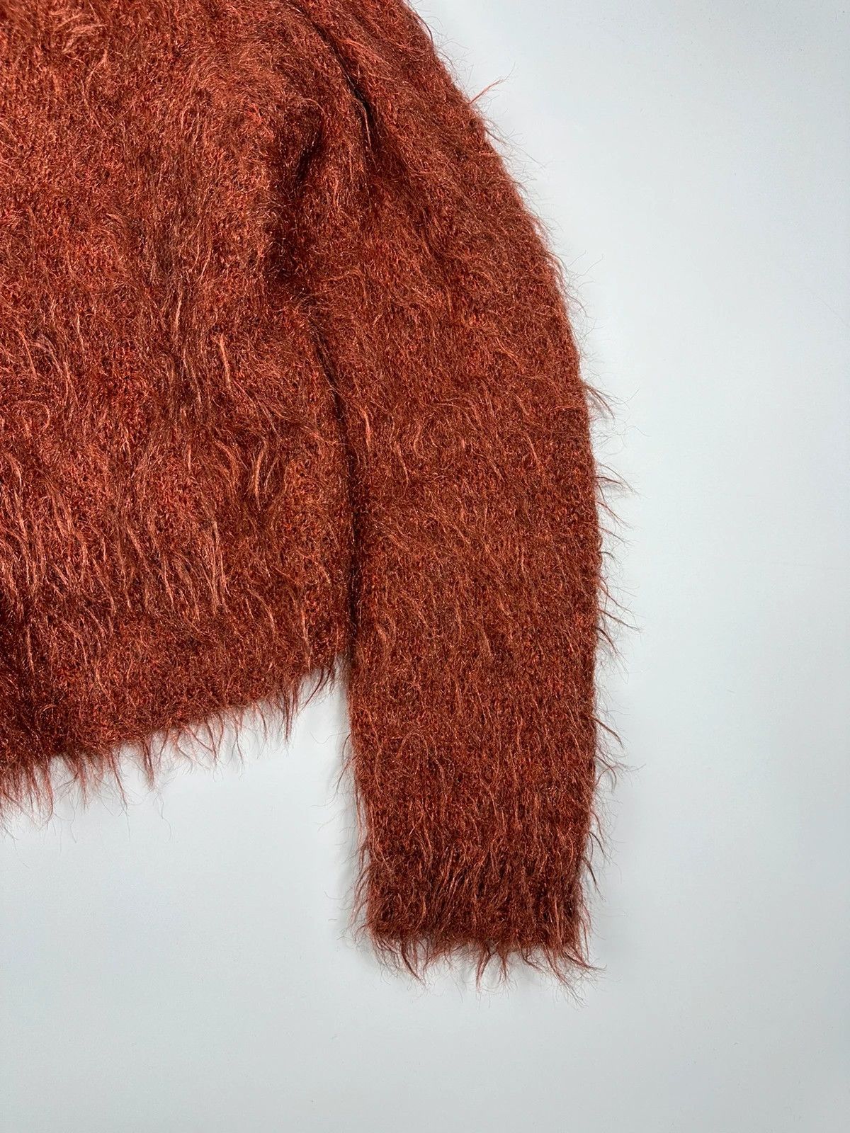 Acne Studios Acne Studio FW2017 Fuzzi Hairy Red Orange Sweater Knit Size US M / EU 48-50 / 2 - 7 Thumbnail
