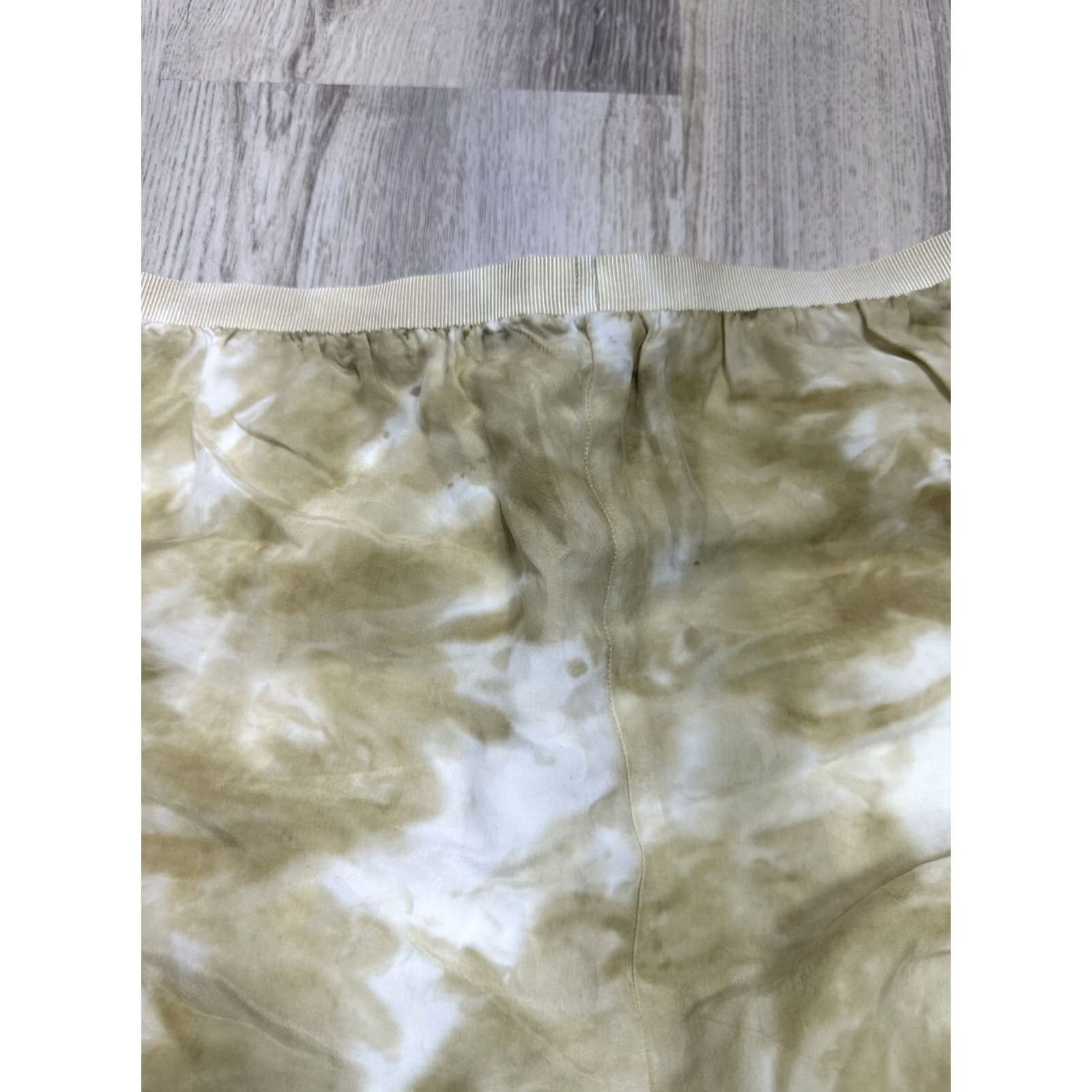 Vintage Womens Corey Lynn Calter Pants Beige Gold Cupro Pull On Relaxed Lightweight Sz L Pants Womens Lifestyle 90s Size 24" / US 00 / IT 34 - 6 Thumbnail