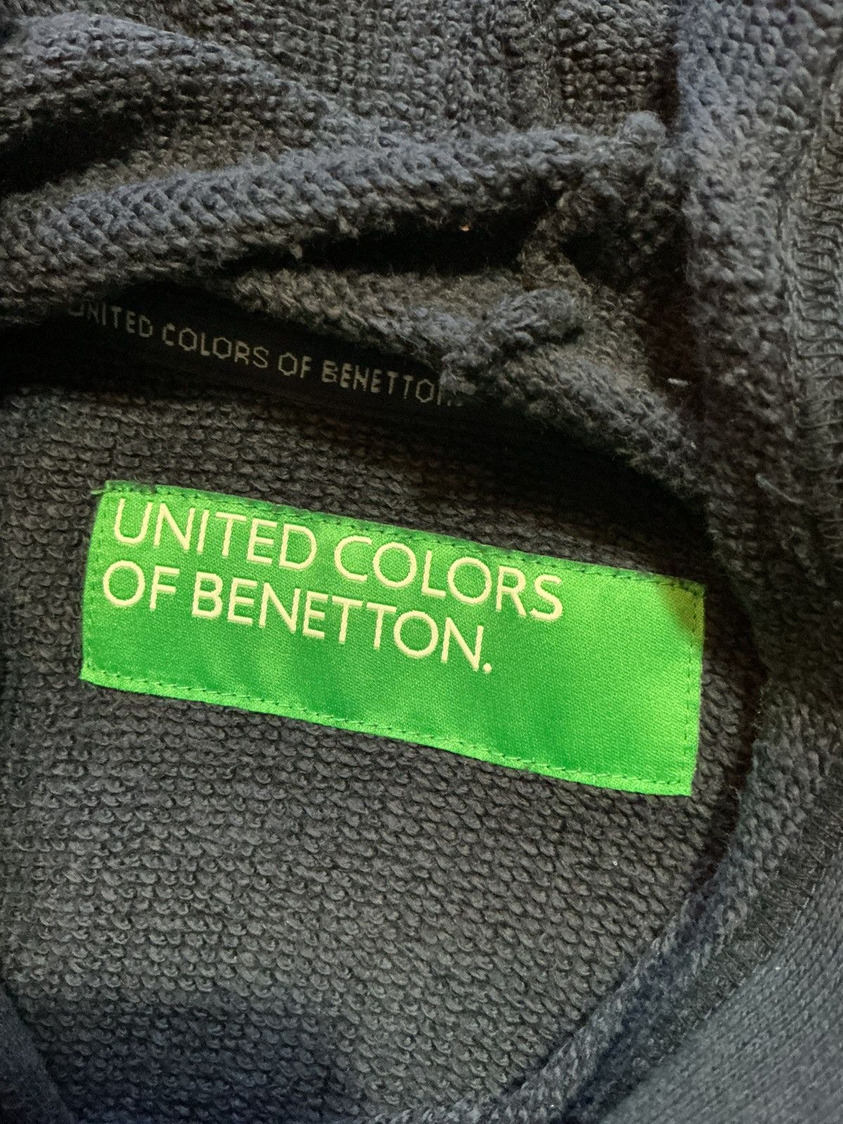 Benetton United Colors Of Benetton Embroidered Striped Hoodie Size US L / EU 52-54 / 3 - 6 Thumbnail