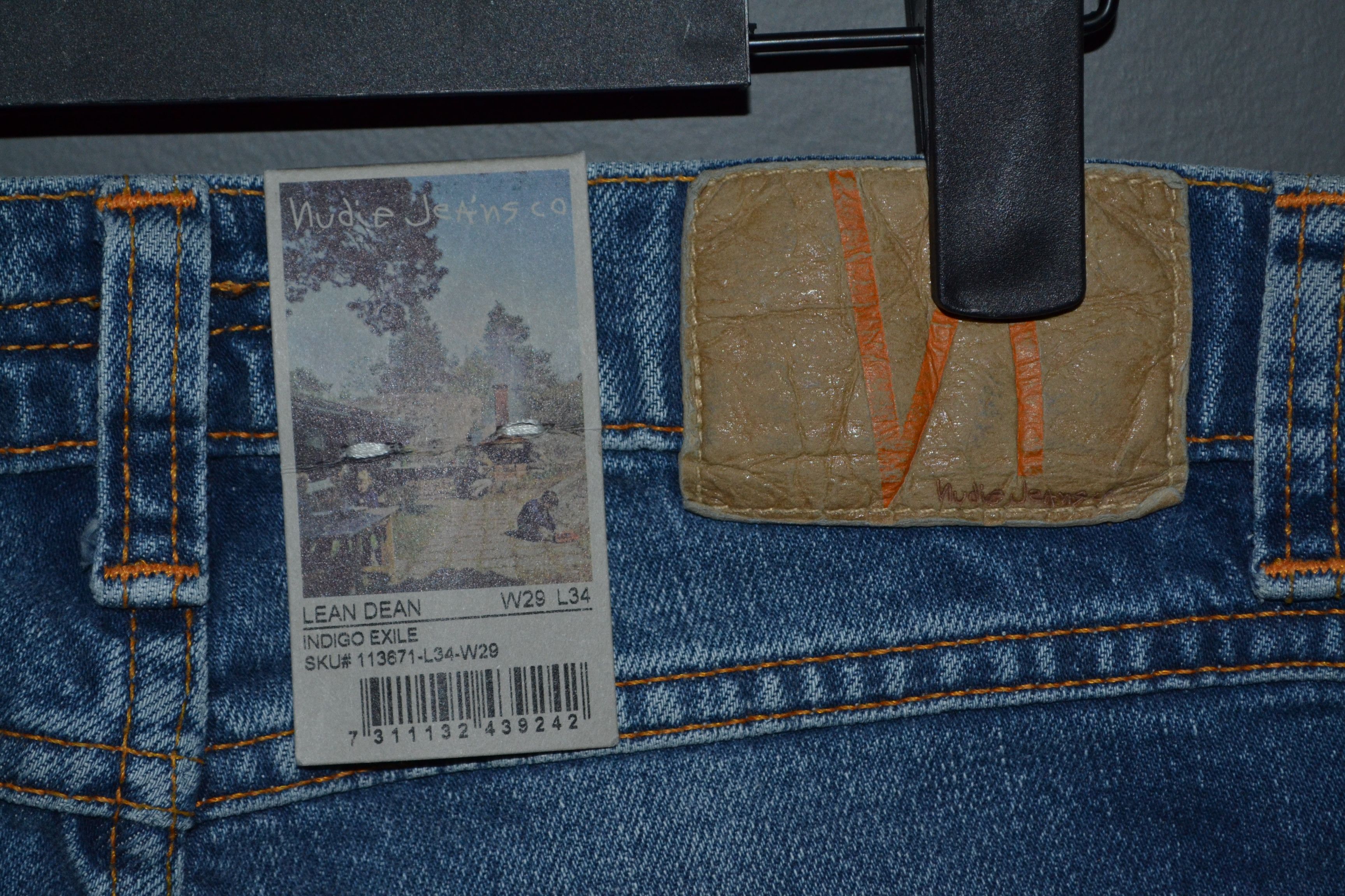 Nudie Jeans Nudie Jeans Co. Lean Dean (Indigo Exile) 29 34 Denim Size US 29 - 6 Thumbnail