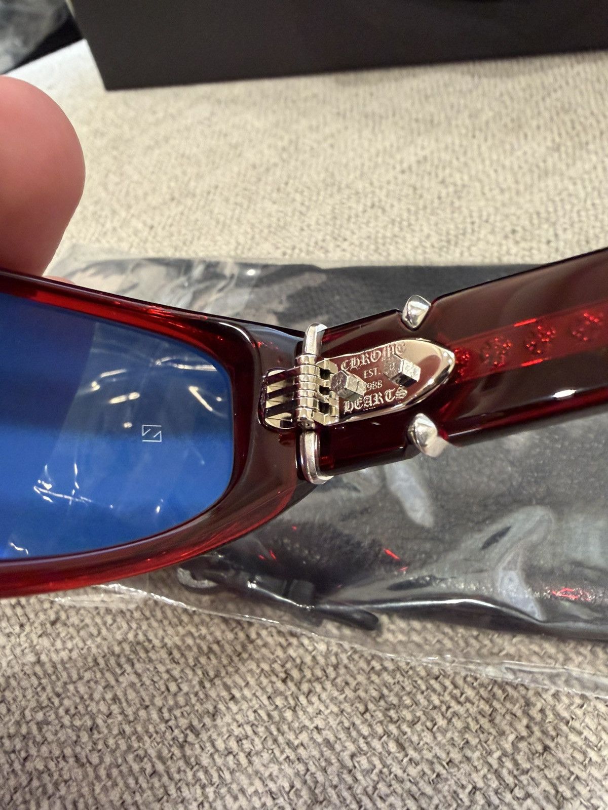 Chrome Hearts Chrome Hearts Blueher Crimson Silver Size ONE SIZE - 5 Thumbnail