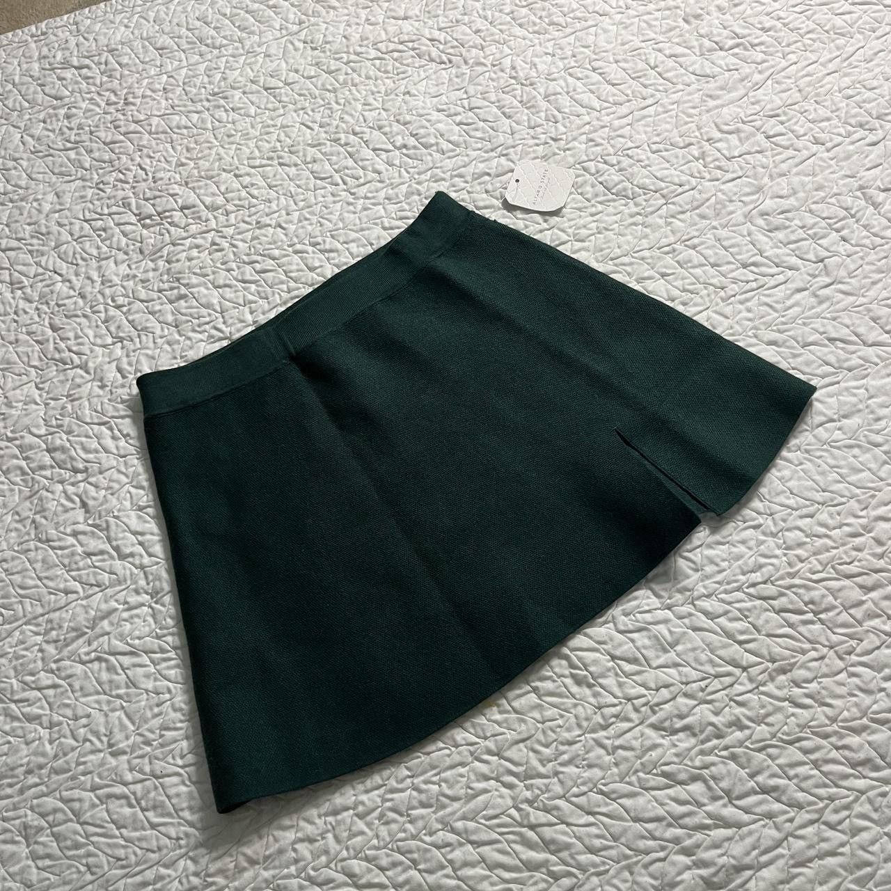Other Altar'd State Kai Notch mini skirt dark green forest NWT Size 27" / US 4 / IT 40 - 1 Thumbnail