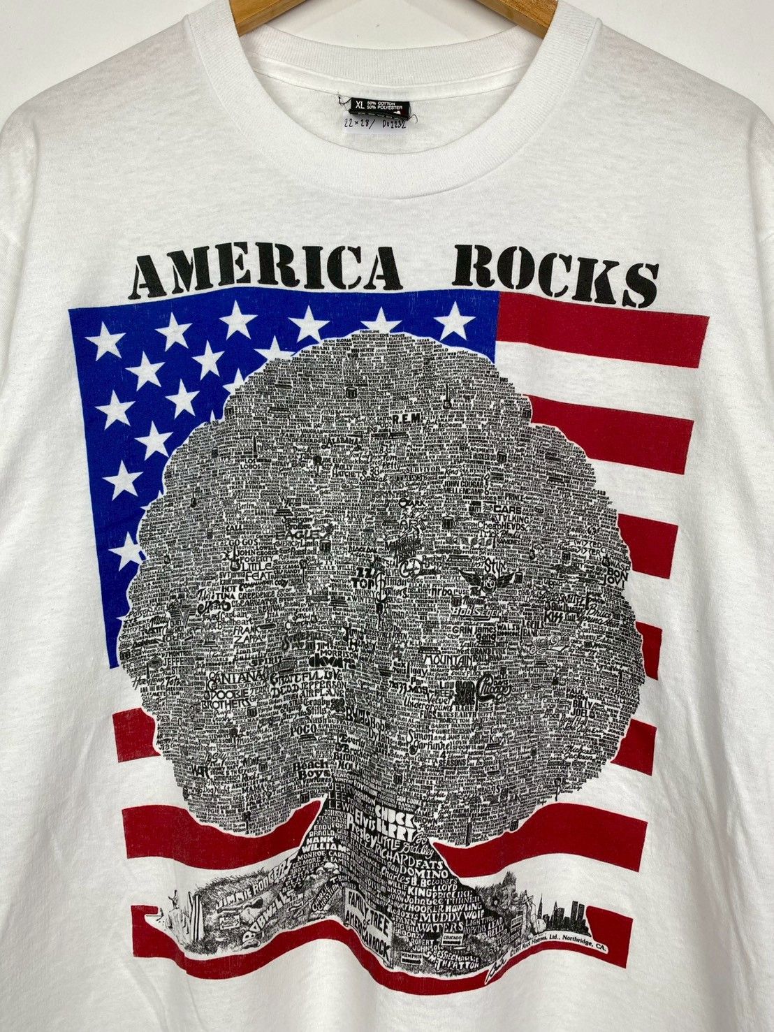 Vintage Vintage America Rocks Family Trees T-Shirts XL DO2232 Size US XL / EU 56 / 4 - 2 Thumbnail