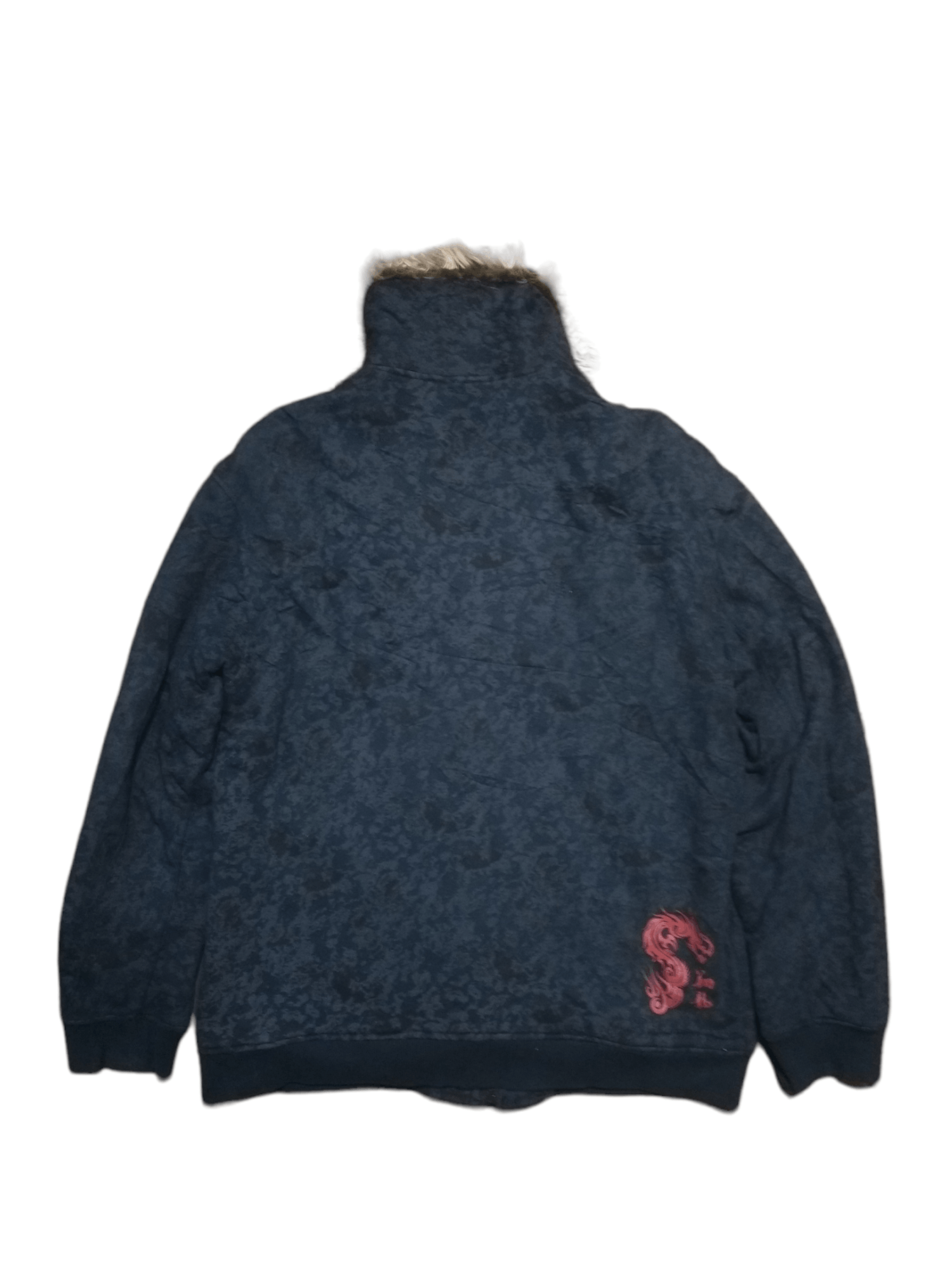 Japanese Brand 2000s DJ FREE Dragon Fur Collar Vkei Style Size US L / EU 52-54 / 3 - 2 Thumbnail