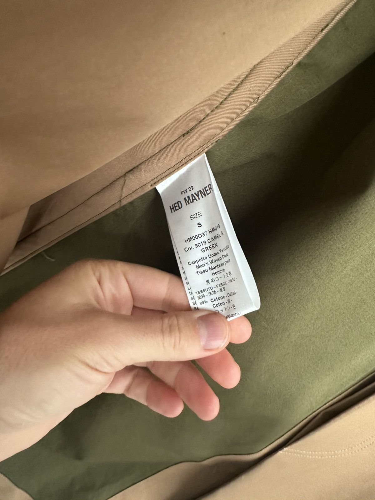 Hed Mayner Hed Mayner Mac coat Size US S / EU 44-46 / 1 - 3 Thumbnail