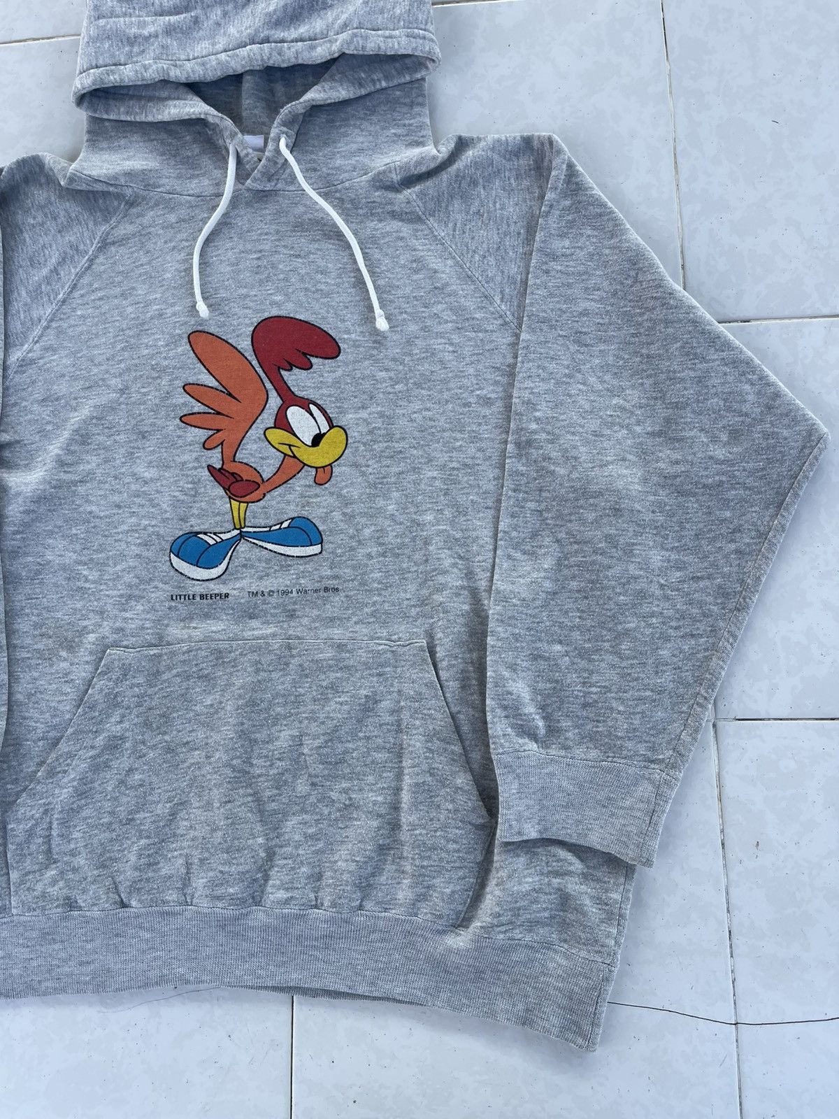 Warner Bros Vintage 90's Little Beeper 1994 Warner Bros Tiny Toon Hoodie Size US L / EU 52-54 / 3 - 6 Thumbnail