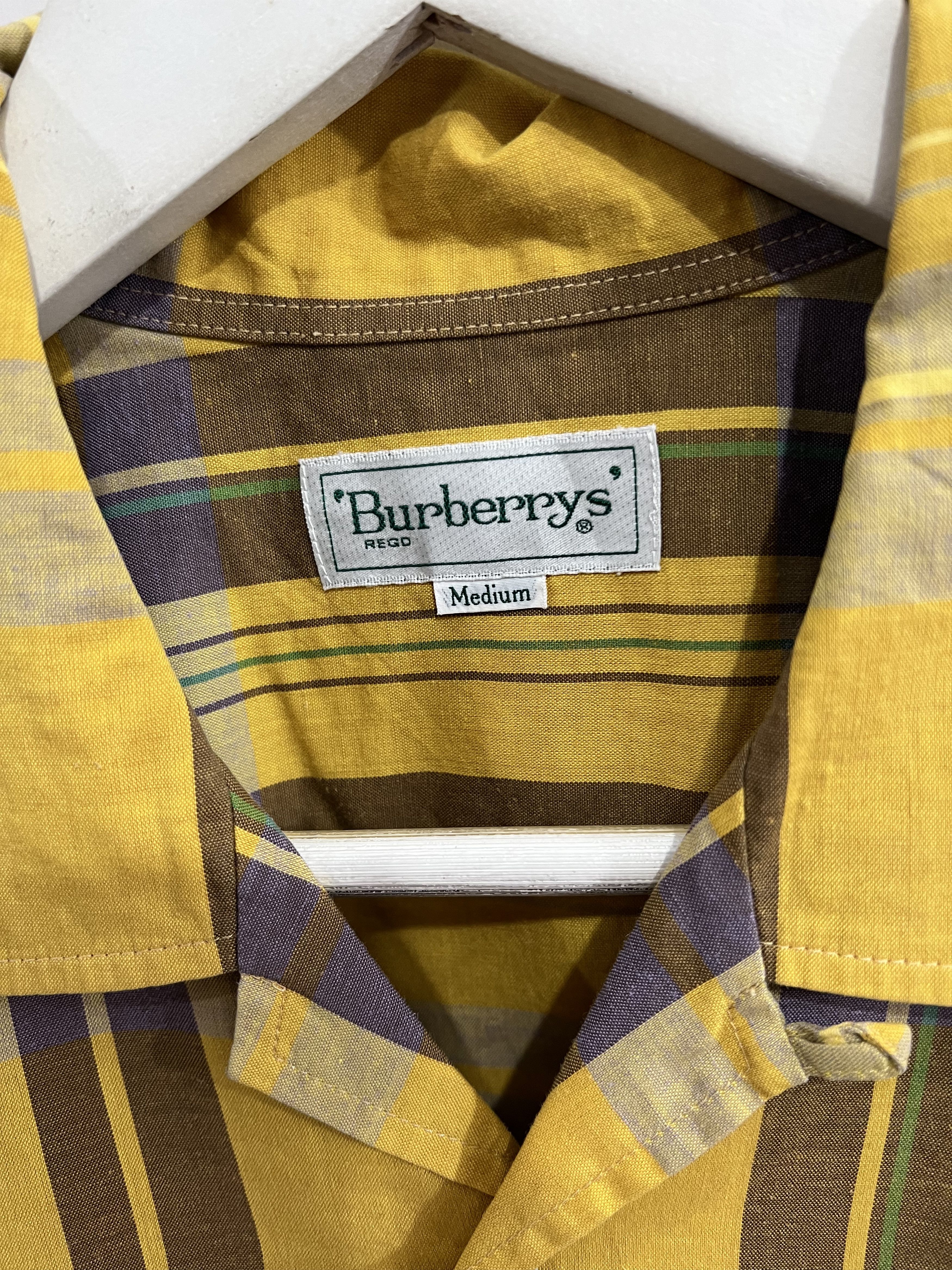 Burberry × Vintage Vintage Burberry Stripe Shirt Size US M / EU 48-50 / 2 - 3 Thumbnail