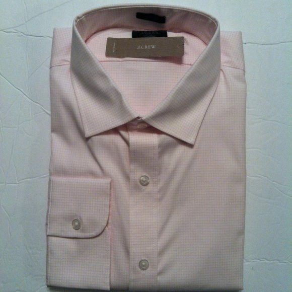 J.Crew J.CREW LUDLOW MENS NEW LIGHT PINK COTTON DRESS SHIRT 17/35 Size US XL / EU 56 / 4 - 1 Thumbnail