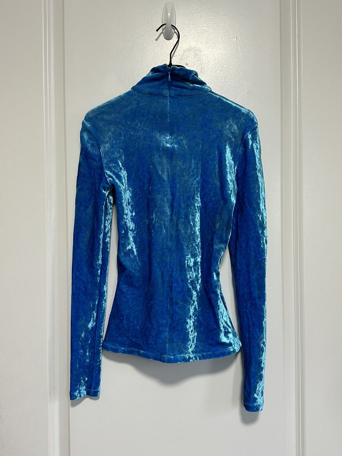Balenciaga Balenciaga, SS 22 crushed velvet gloved top Size XS / US 0-2 / IT 36-38 - 3 Thumbnail
