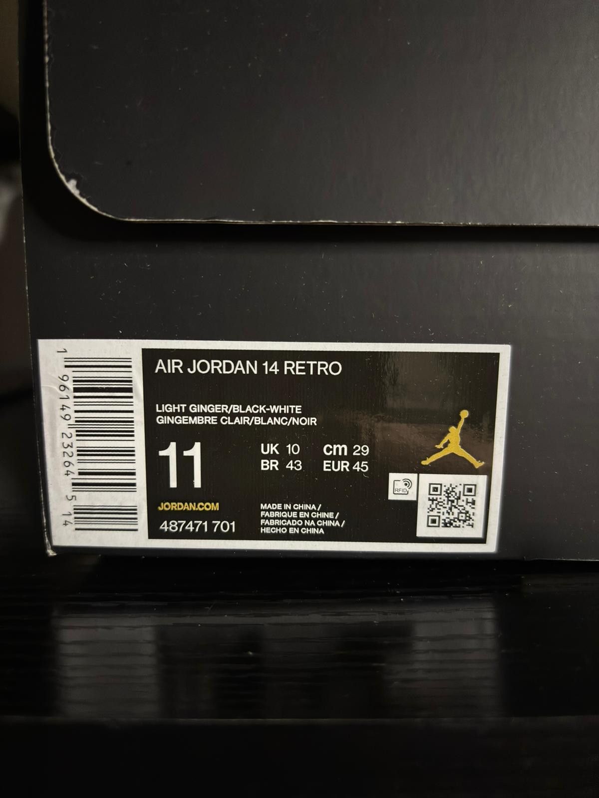 Jordan Brand Nike Air Jordan 14 Retro 'Light Ginger' Size US 11 / EU 44 - 10 Thumbnail